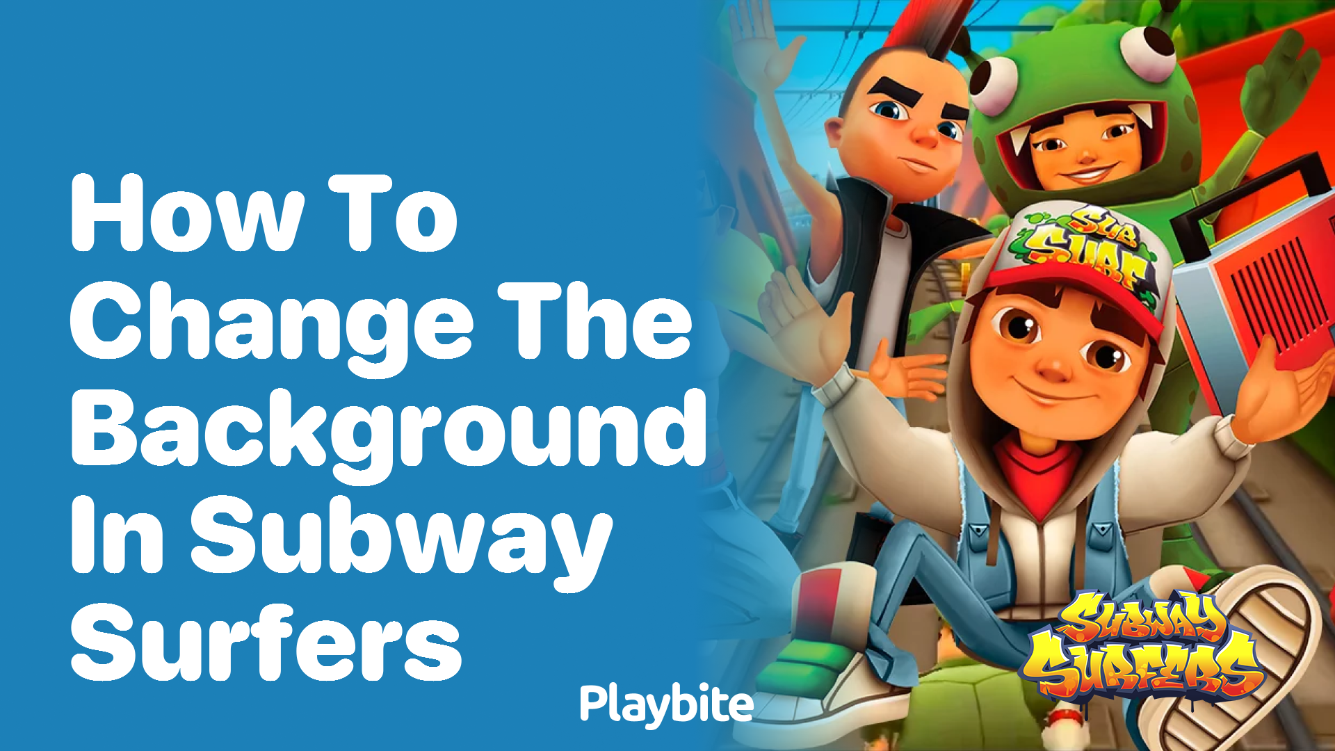 How to Change the Background in Subway Surfers