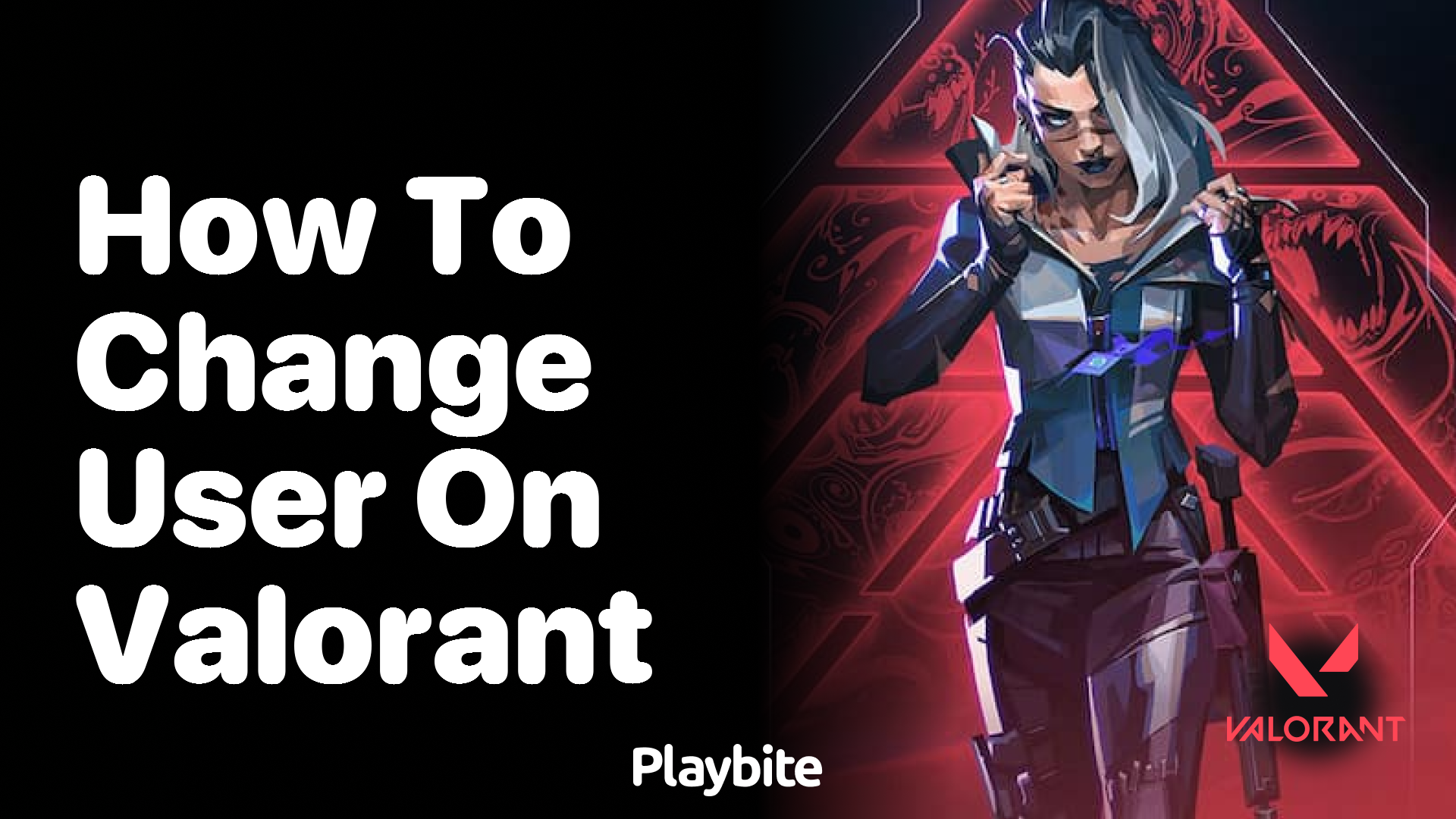 How to change user on Valorant