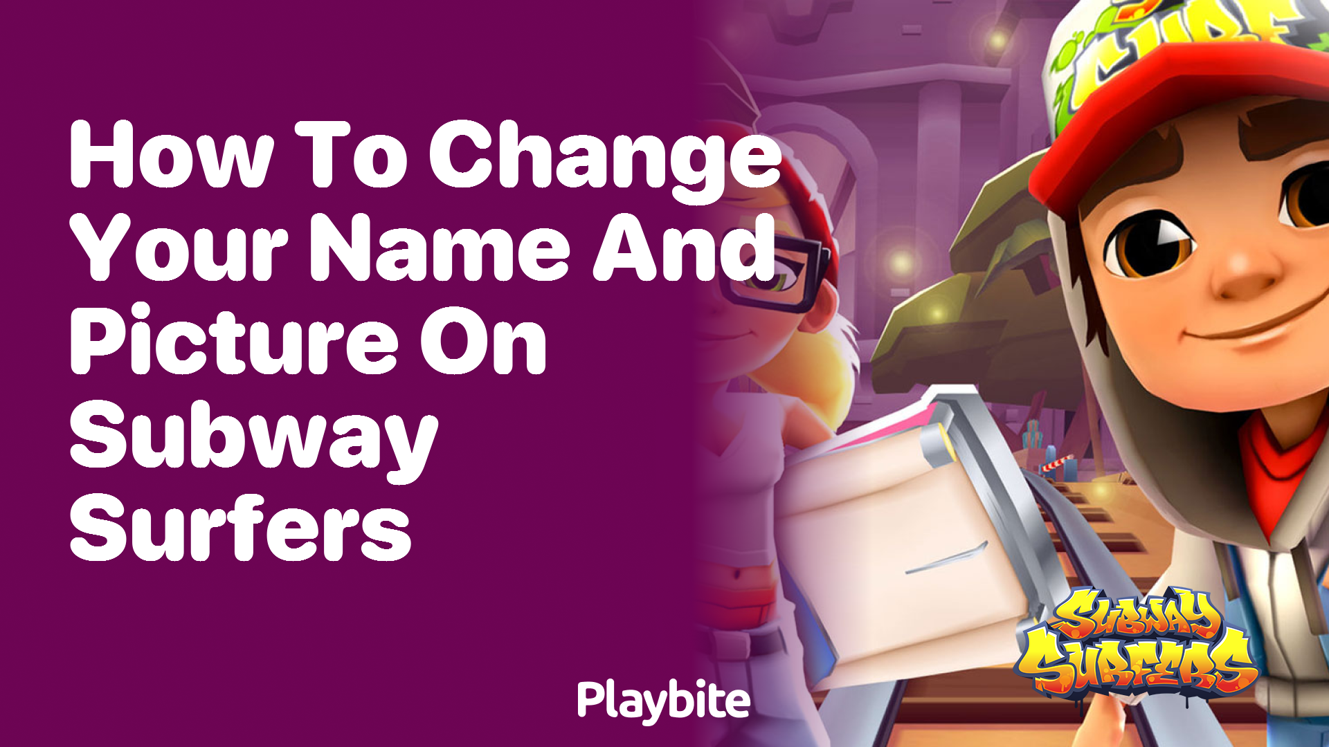 How to change your name and picture on Subway Surfers