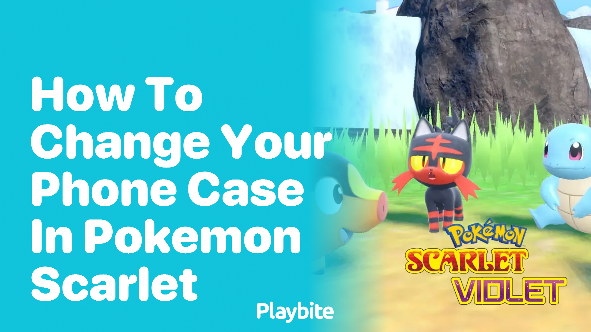 How to change your phone case in Pokemon Scarlet Playbite