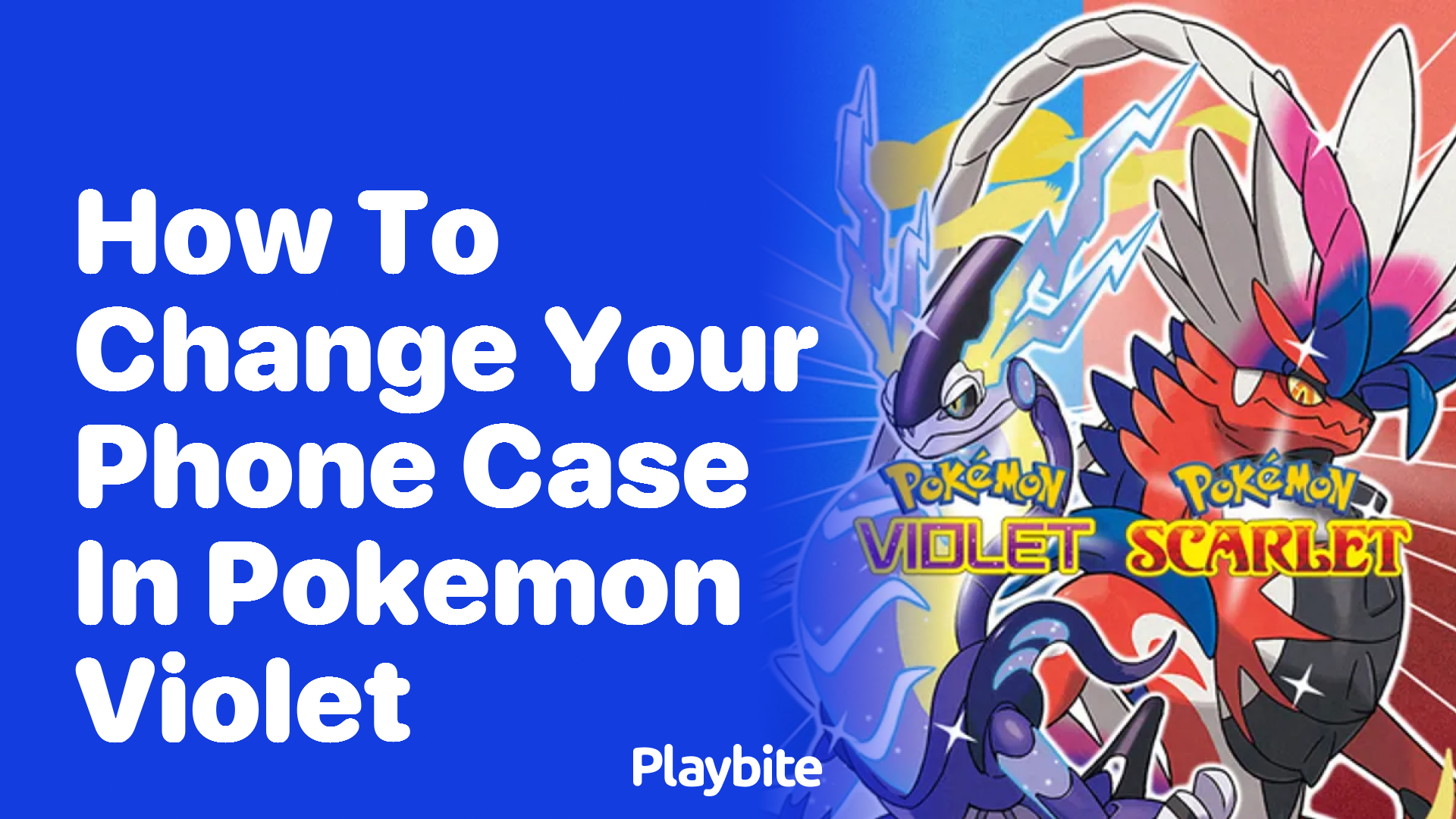 How to Change Your Phone Case in Pok mon Violet Playbite