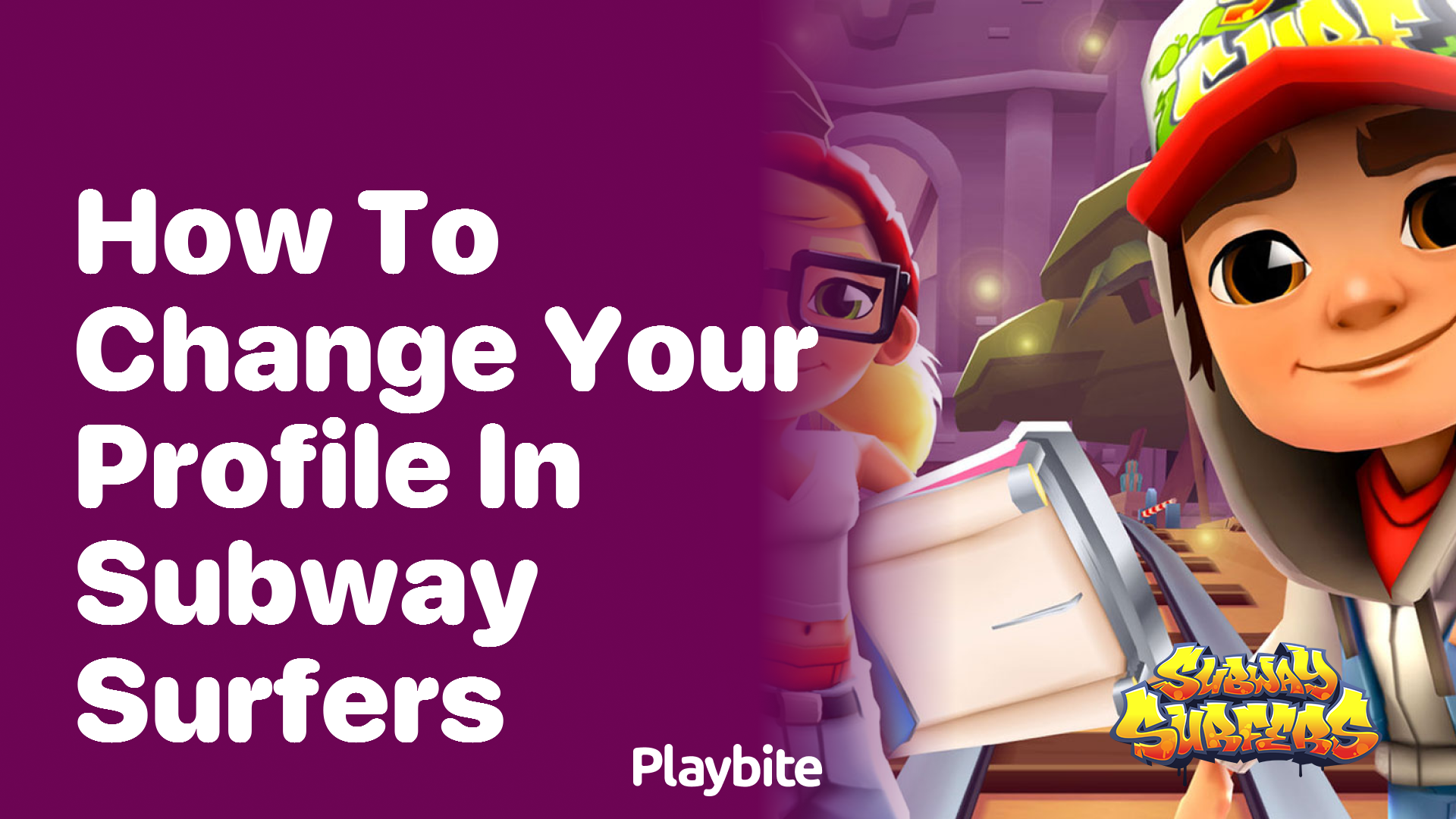 How to change your profile in Subway Surfers