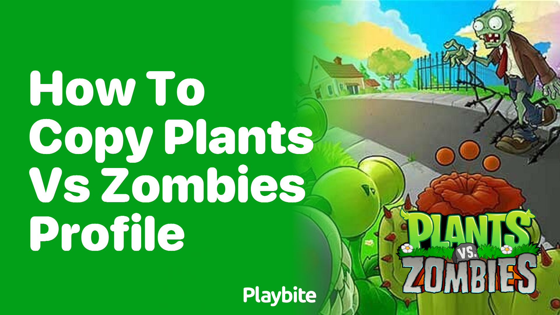 How to Copy Plants vs Zombies Profile