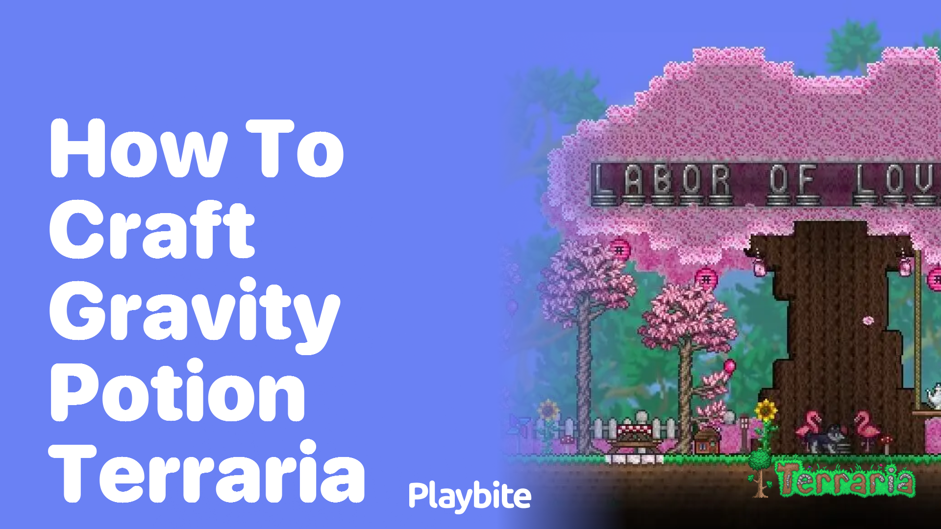 How to Craft a Gravity Potion in Terraria