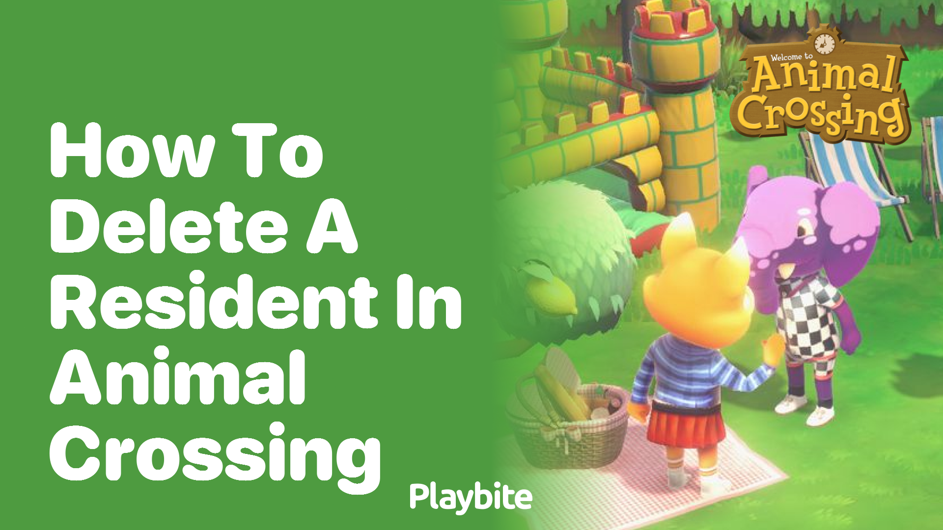 How to delete a resident in Animal Crossing