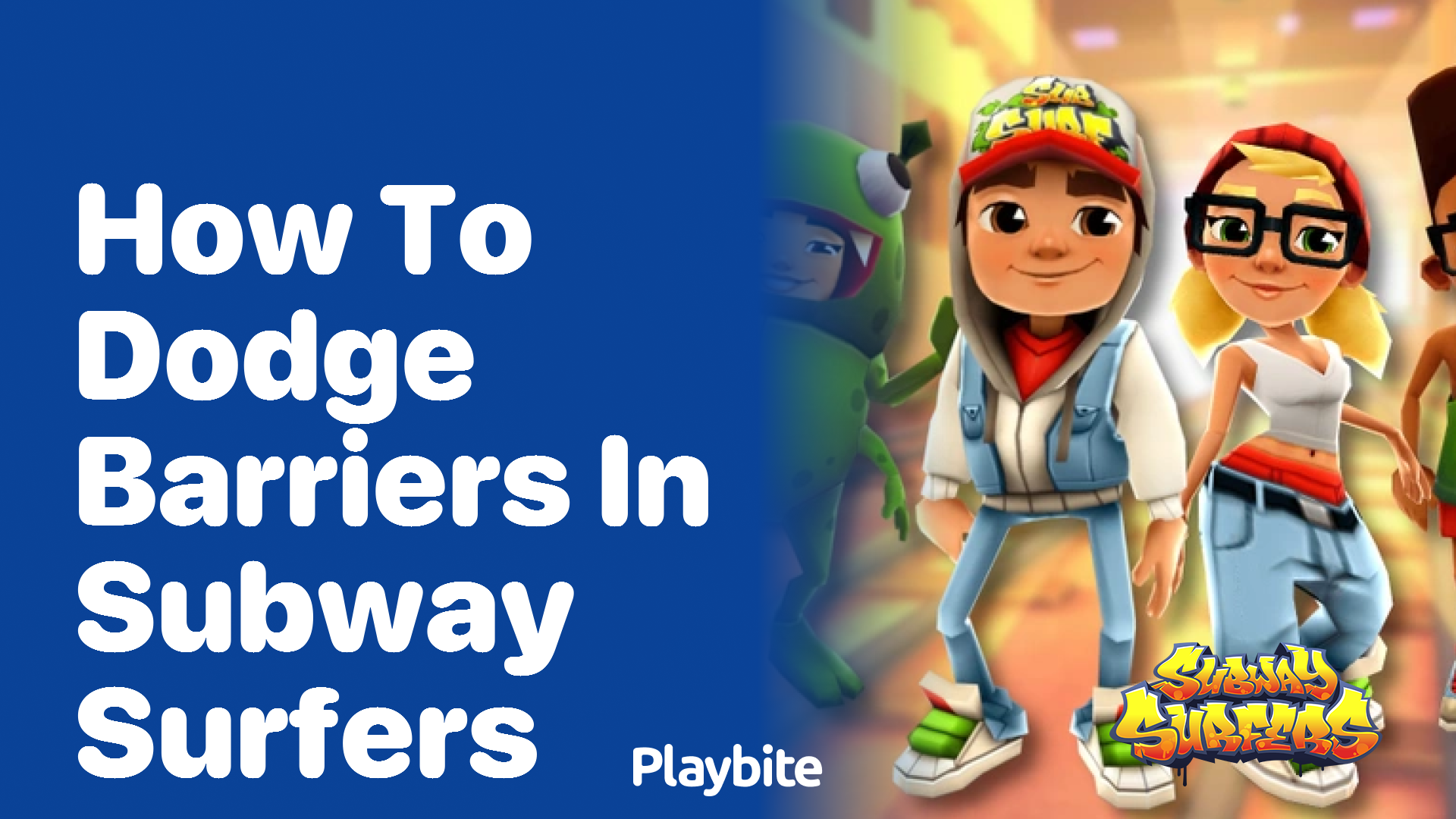 How to dodge barriers in Subway Surfers