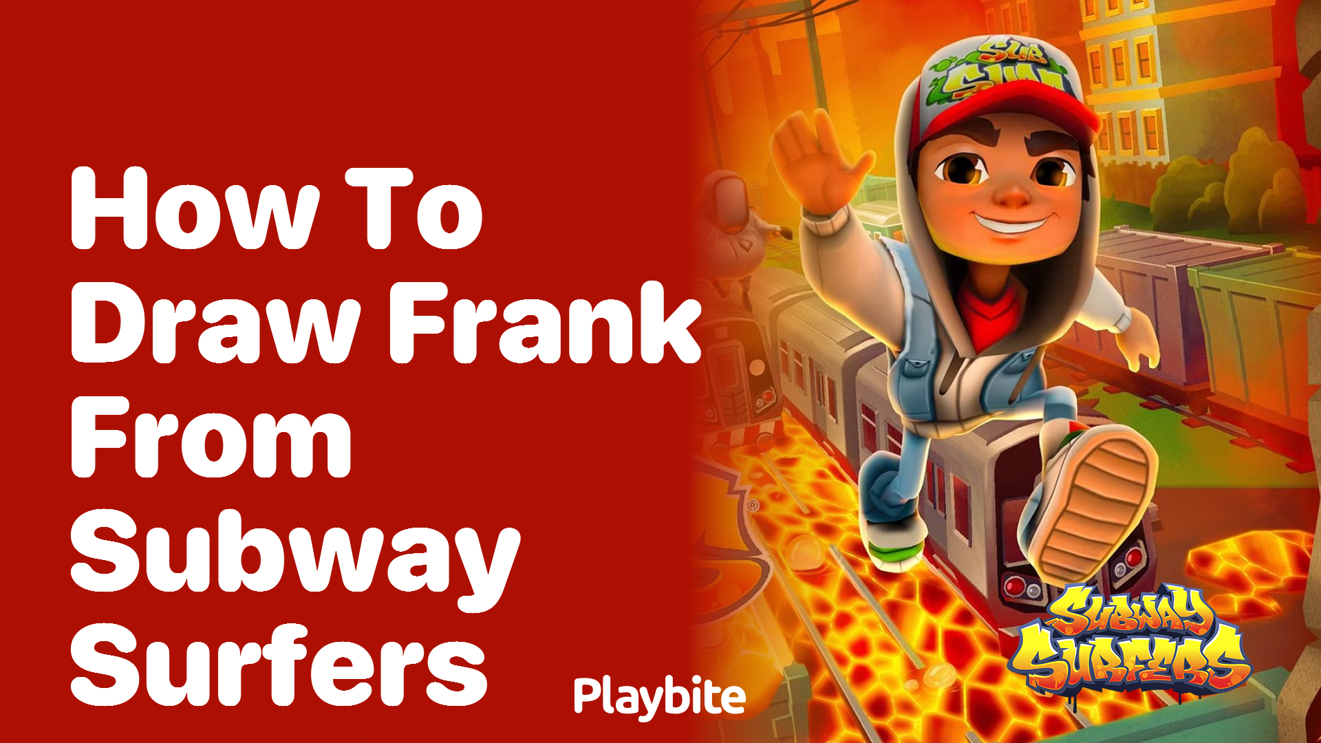 How to Draw Frank from Subway Surfers