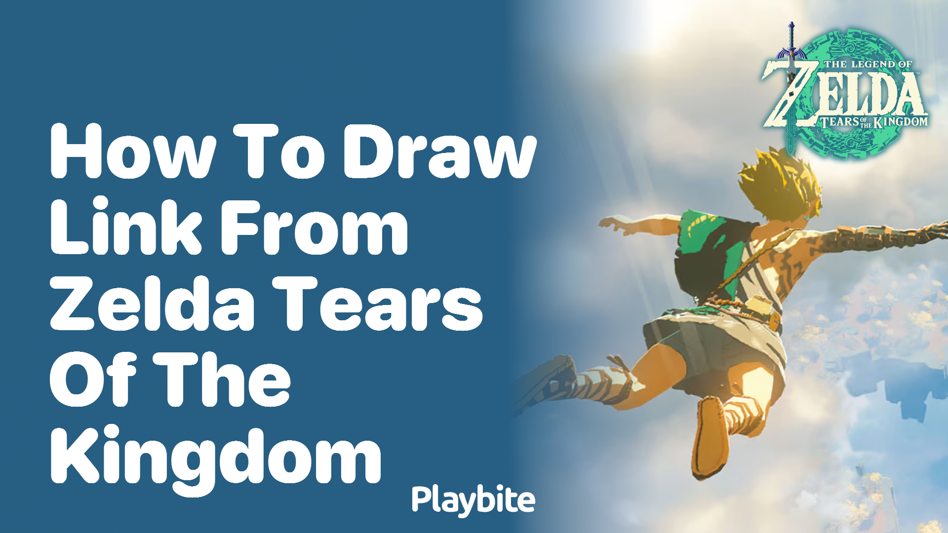 How to Draw Link from Zelda: Tears of the Kingdom