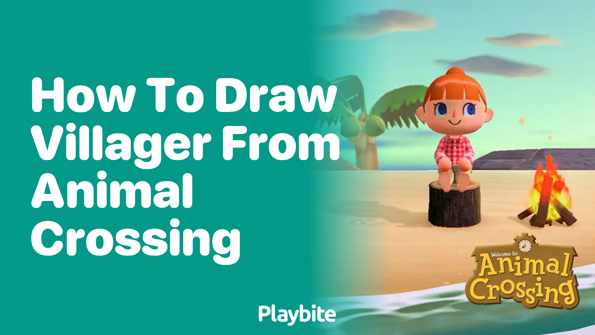 How to draw a Villager from Animal Crossing