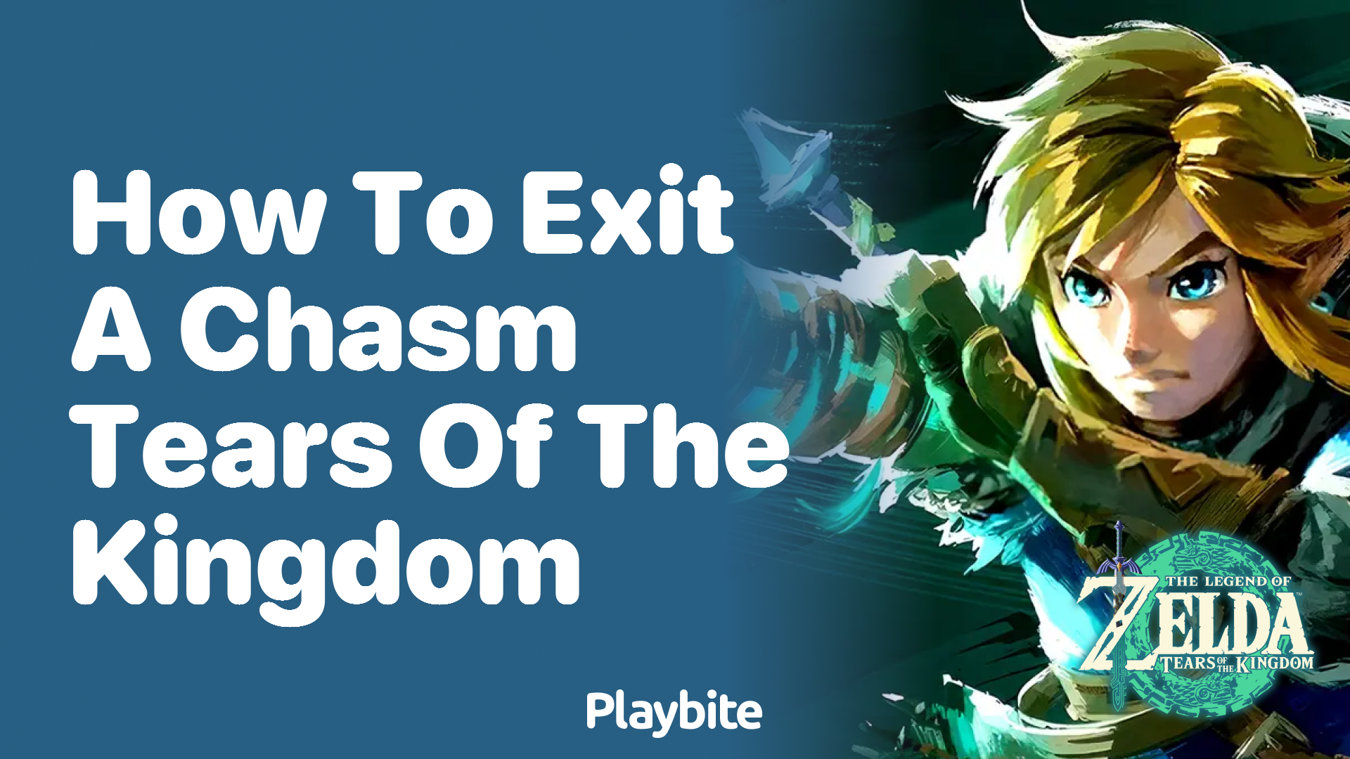 How to Exit a Chasm in Tears of the Kingdom