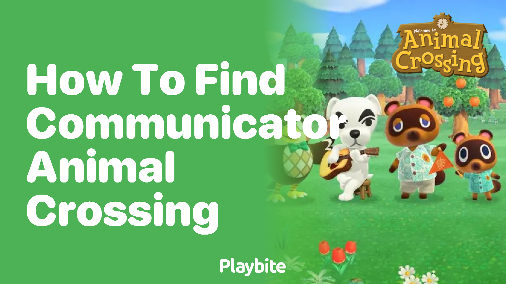 How to find the communicator in Animal Crossing