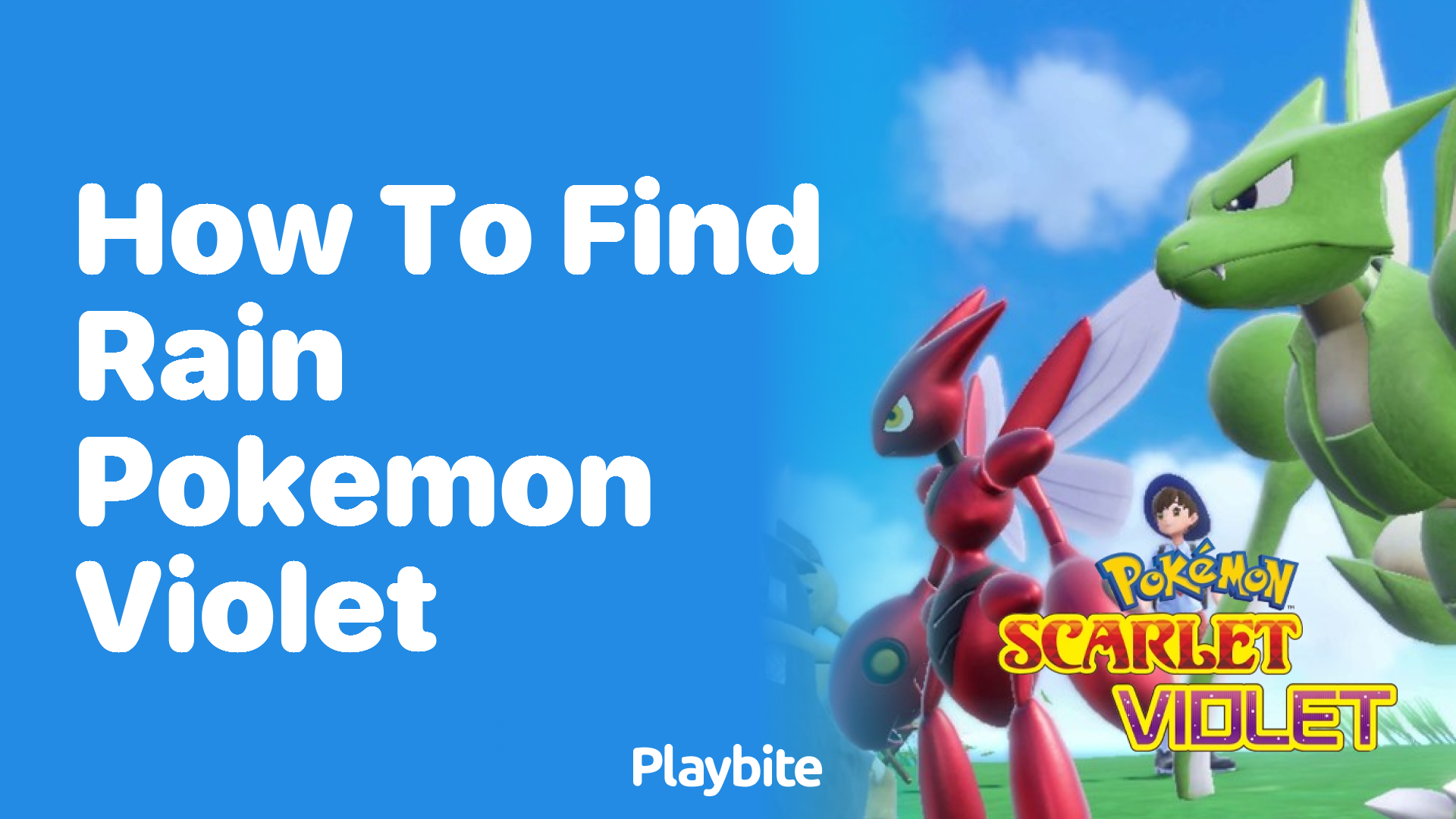 How to find Rain in Pokémon Violet - Playbite