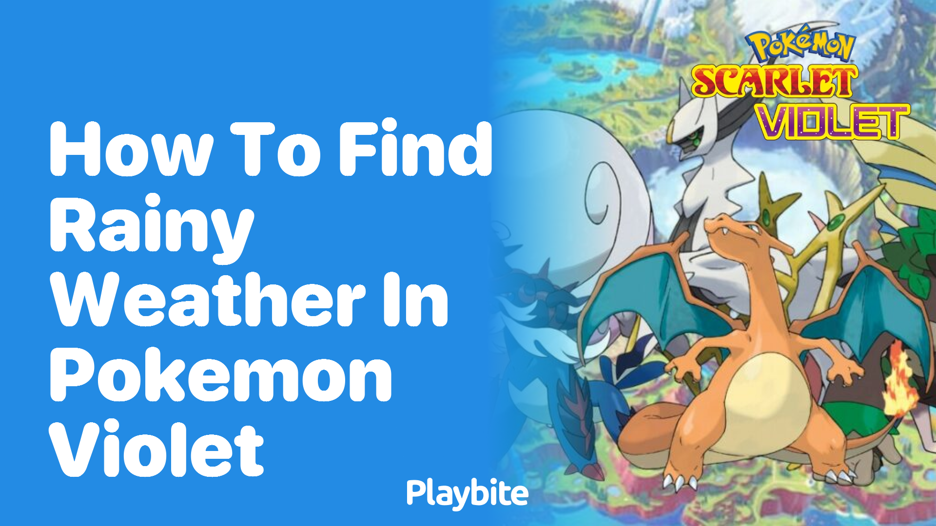 How to find rainy weather in Pokemon Violet - Playbite