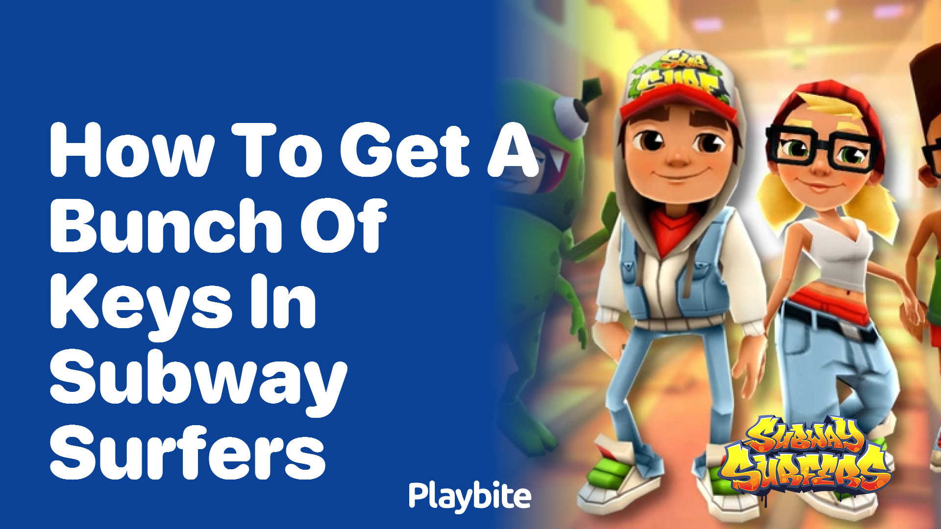 How to get a bunch of keys in Subway Surfers