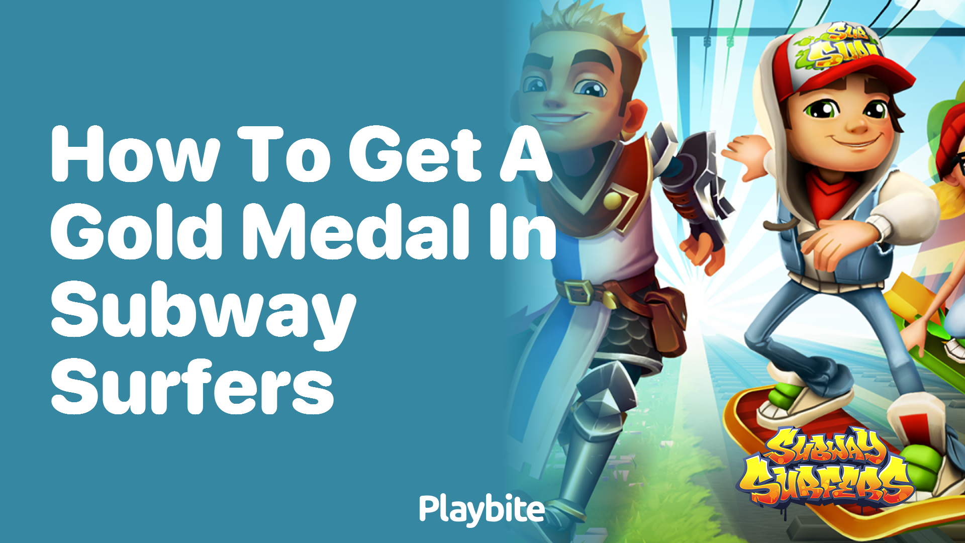 How to get a gold medal in Subway Surfers