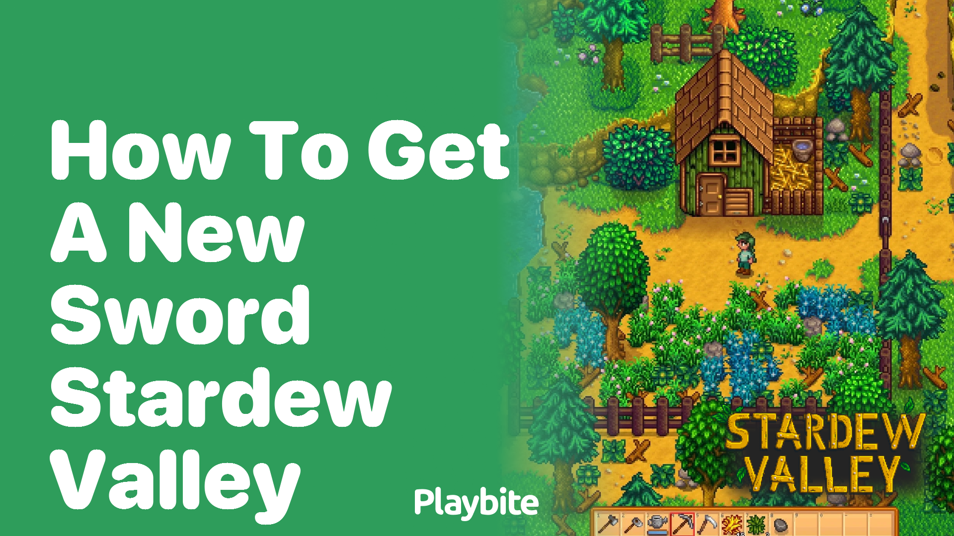 How to get a new sword in Stardew Valley