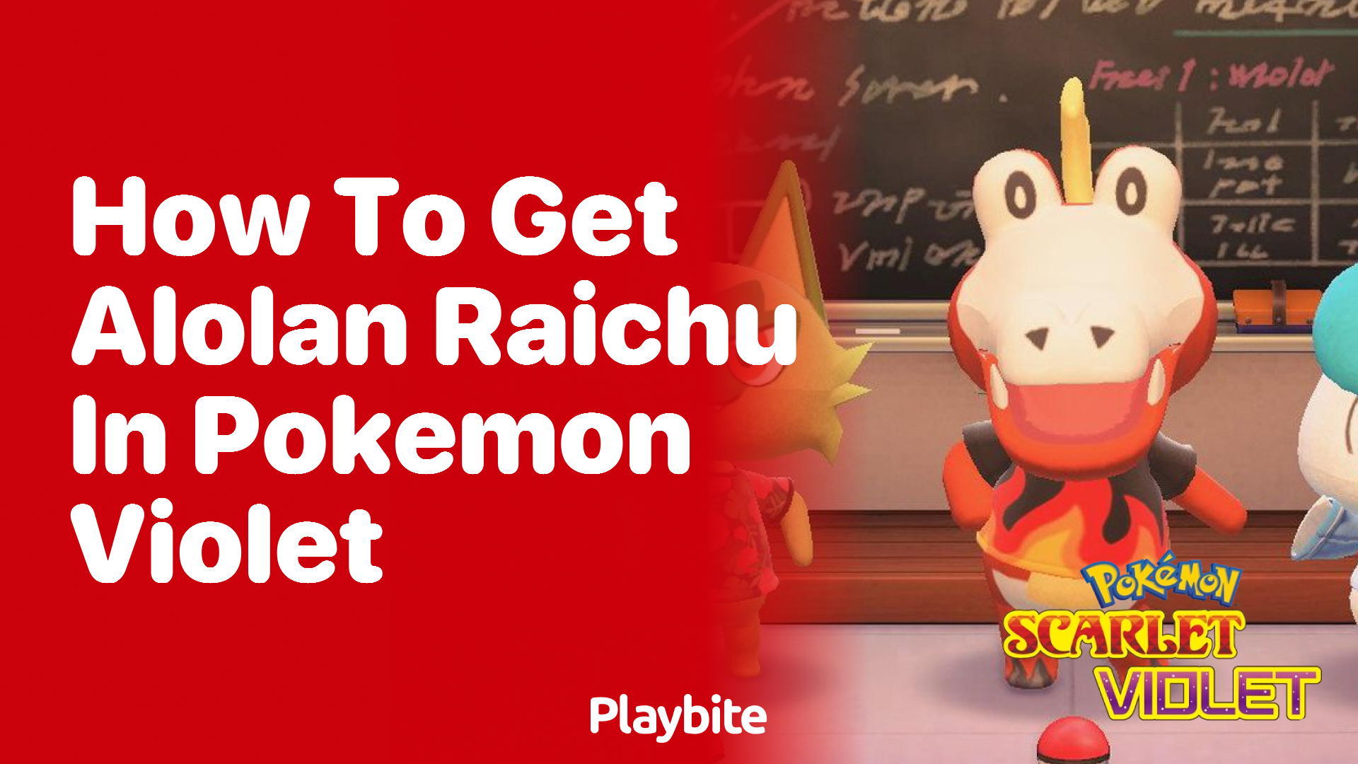 How to get Alolan Raichu in Pokemon Violet - Playbite