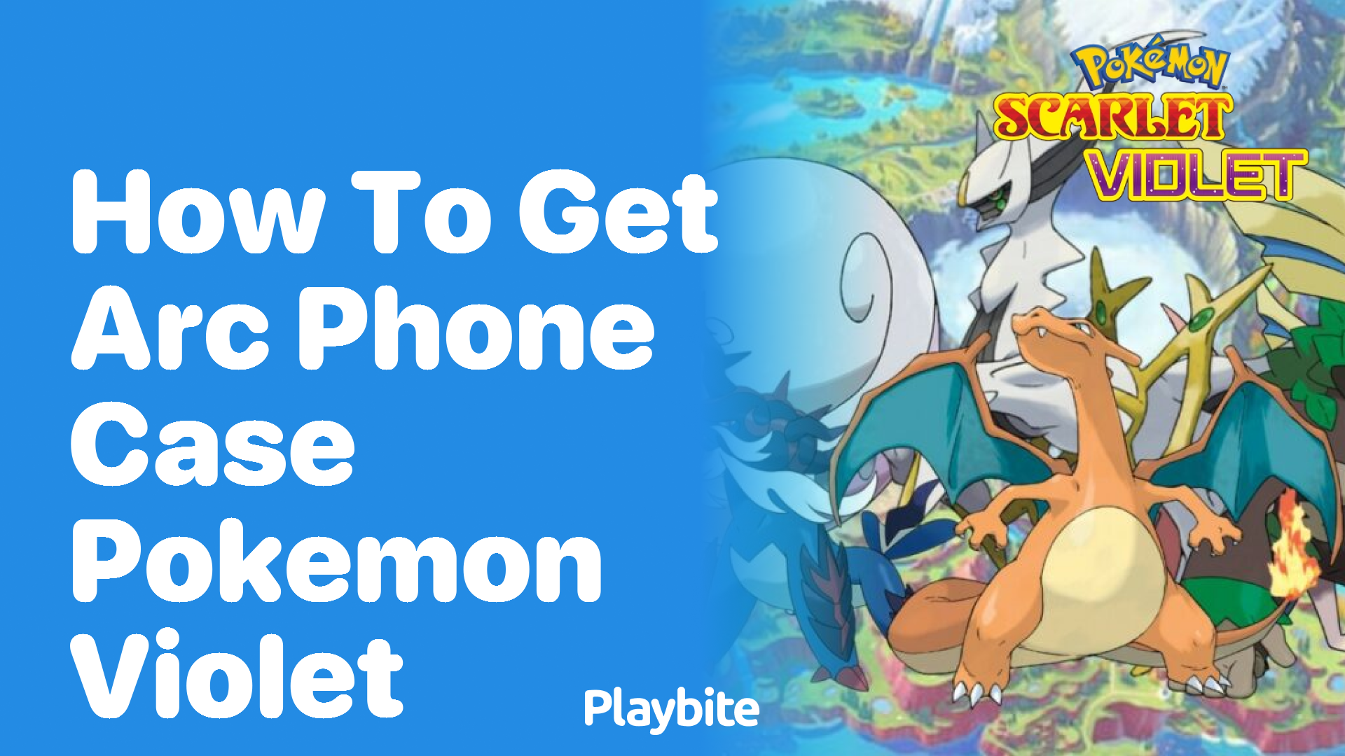 How to get the Arc Phone Case in Pokemon Violet Playbite