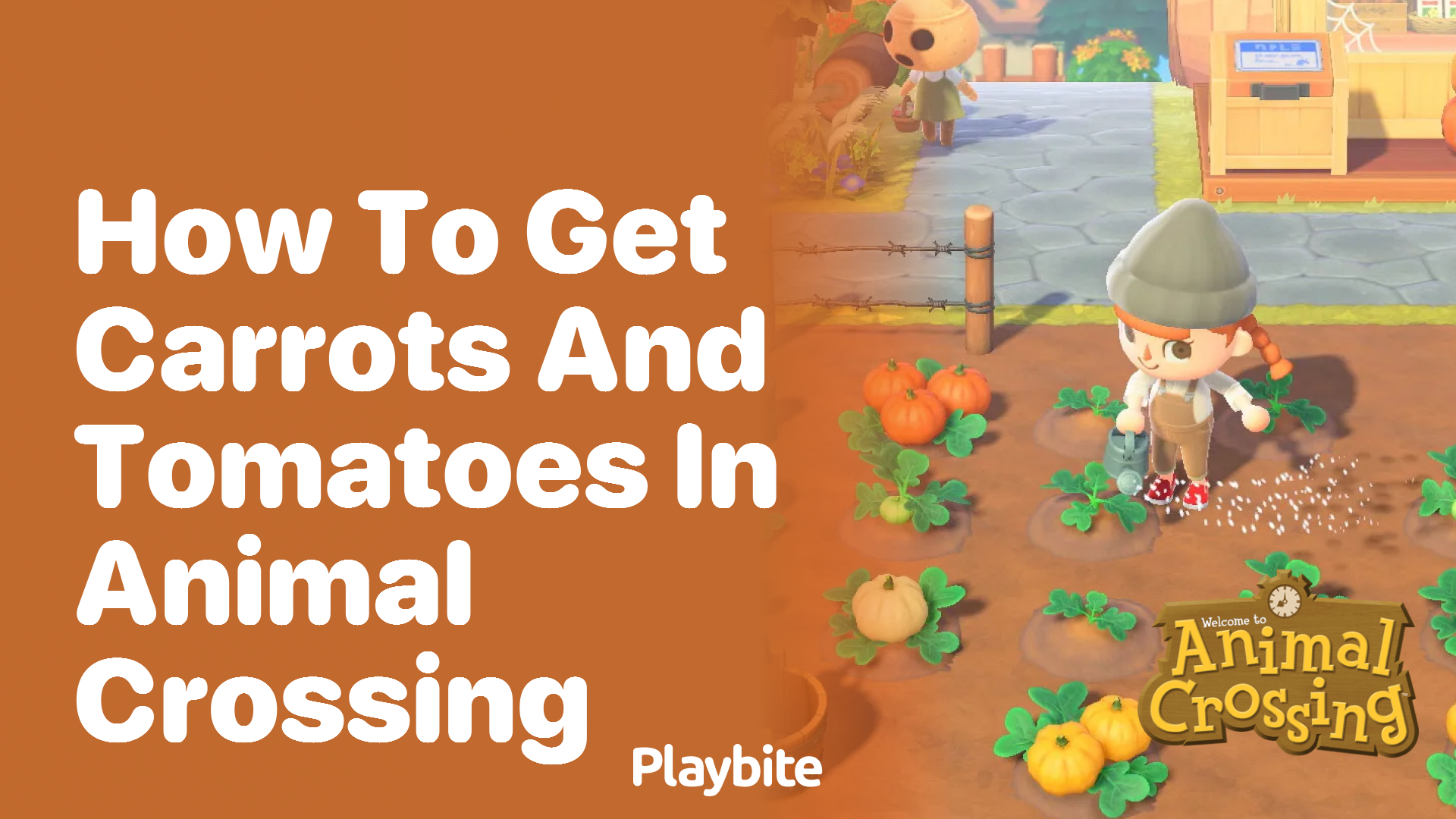 How to Get Carrots and Tomatoes in Animal Crossing