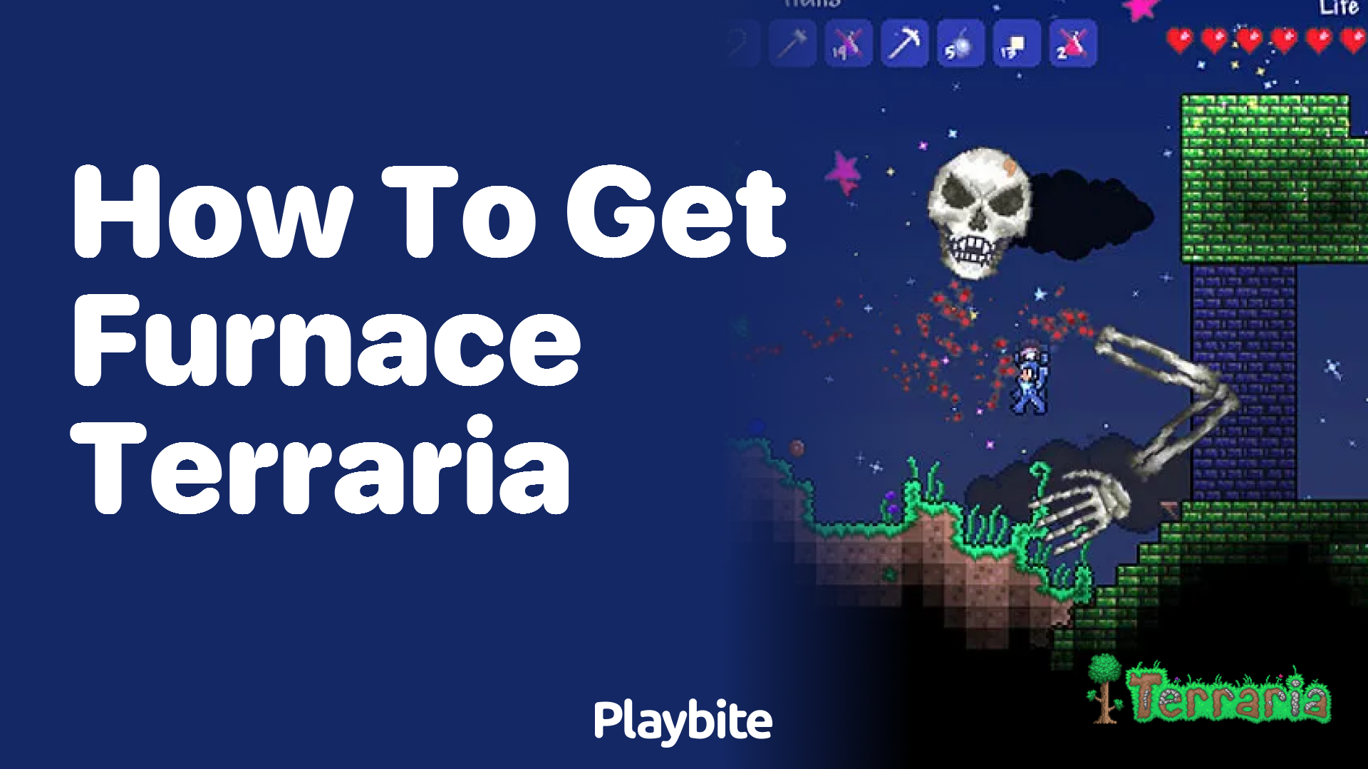 How to get a furnace in Terraria