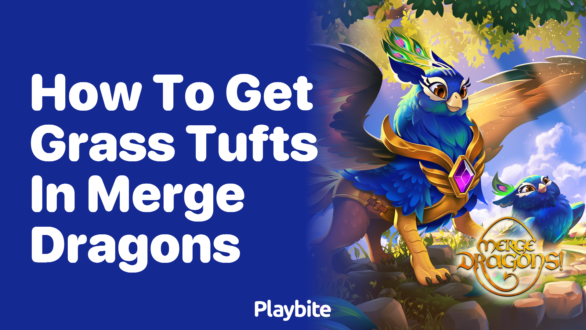 How to get grass tufts in Merge Dragons