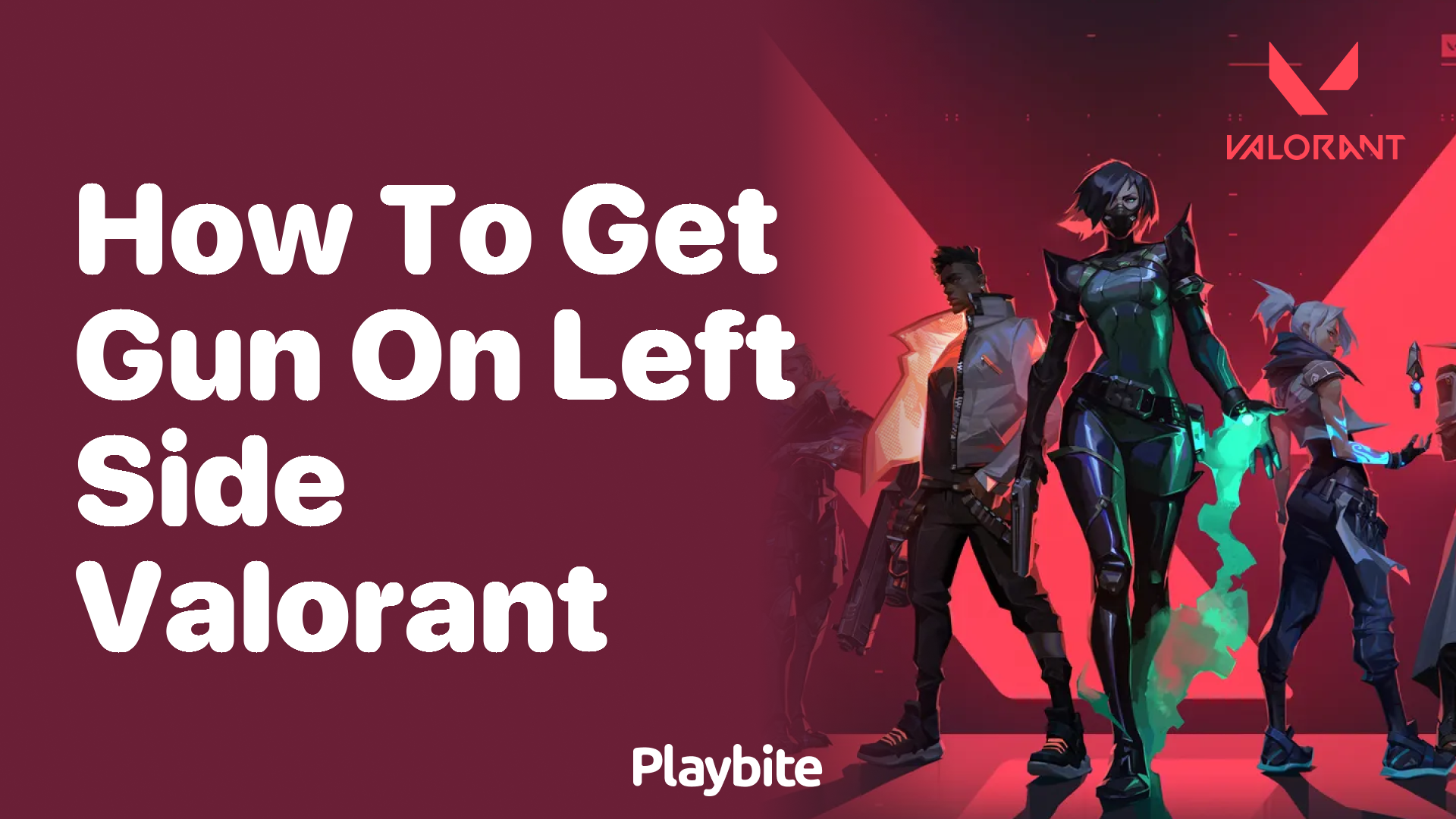 How to get your gun on the left side in Valorant