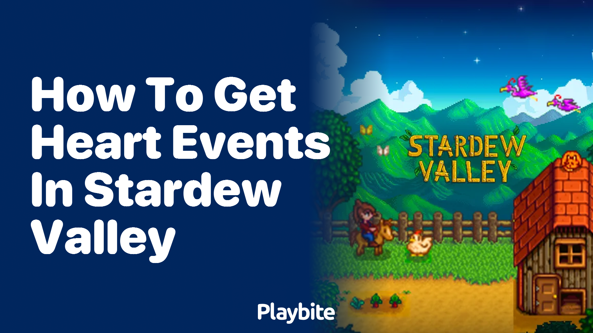 How to Get Heart Events in Stardew Valley