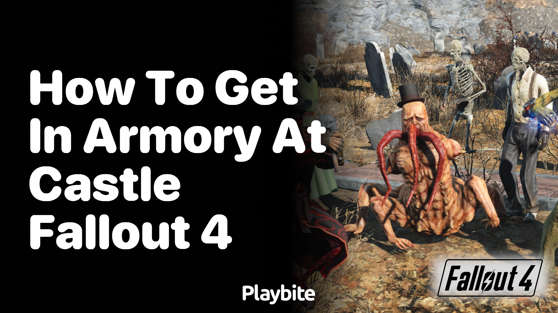 How to Get in the Armory at Castle in Fallout 4