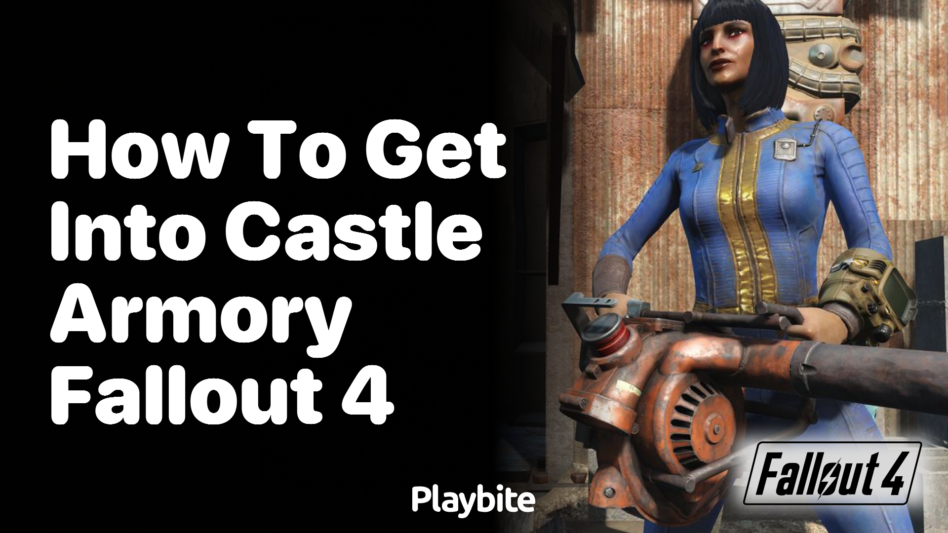 How to get into Castle Armory in Fallout 4