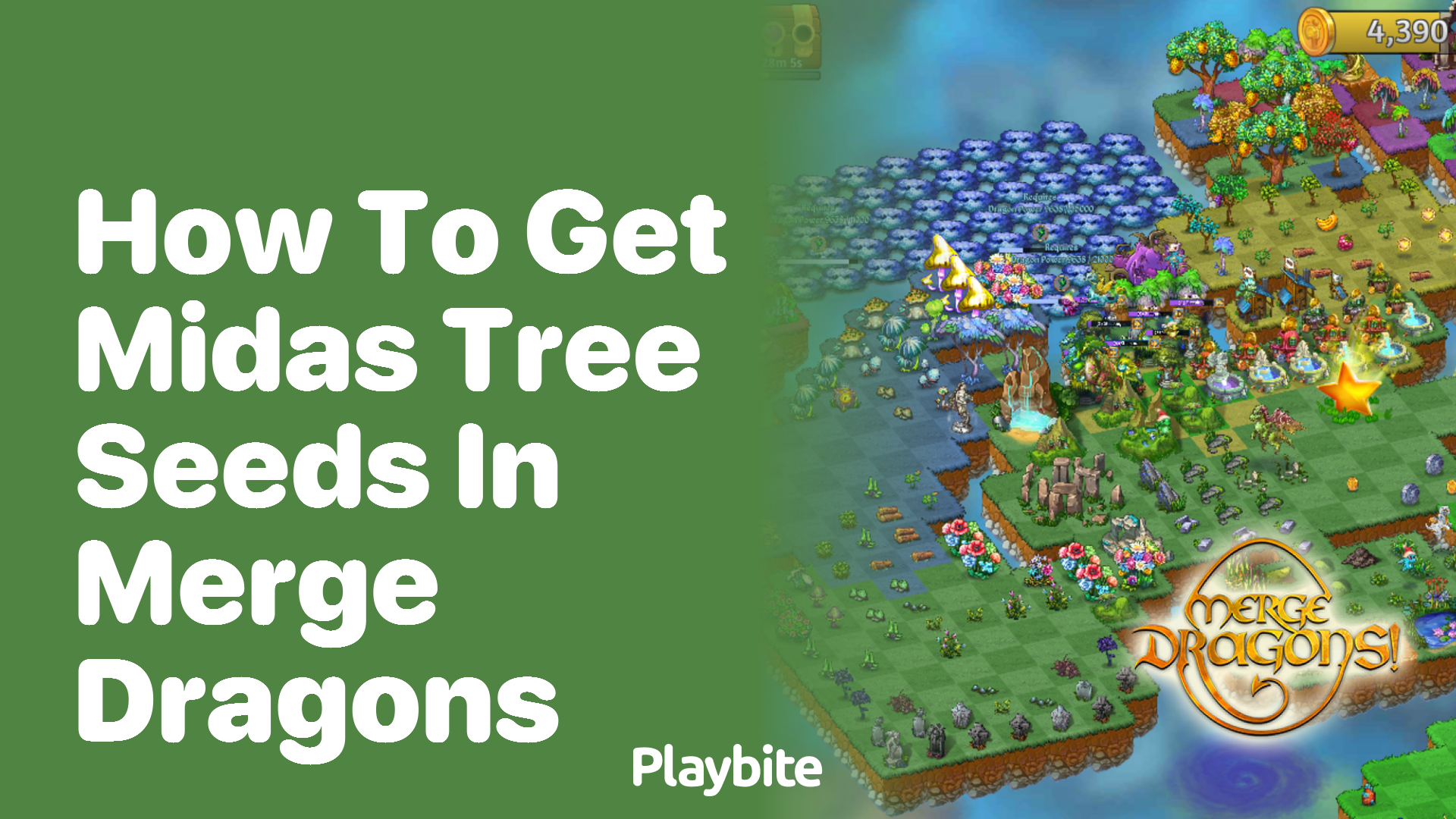 How to Get Midas Tree Seeds in Merge Dragons