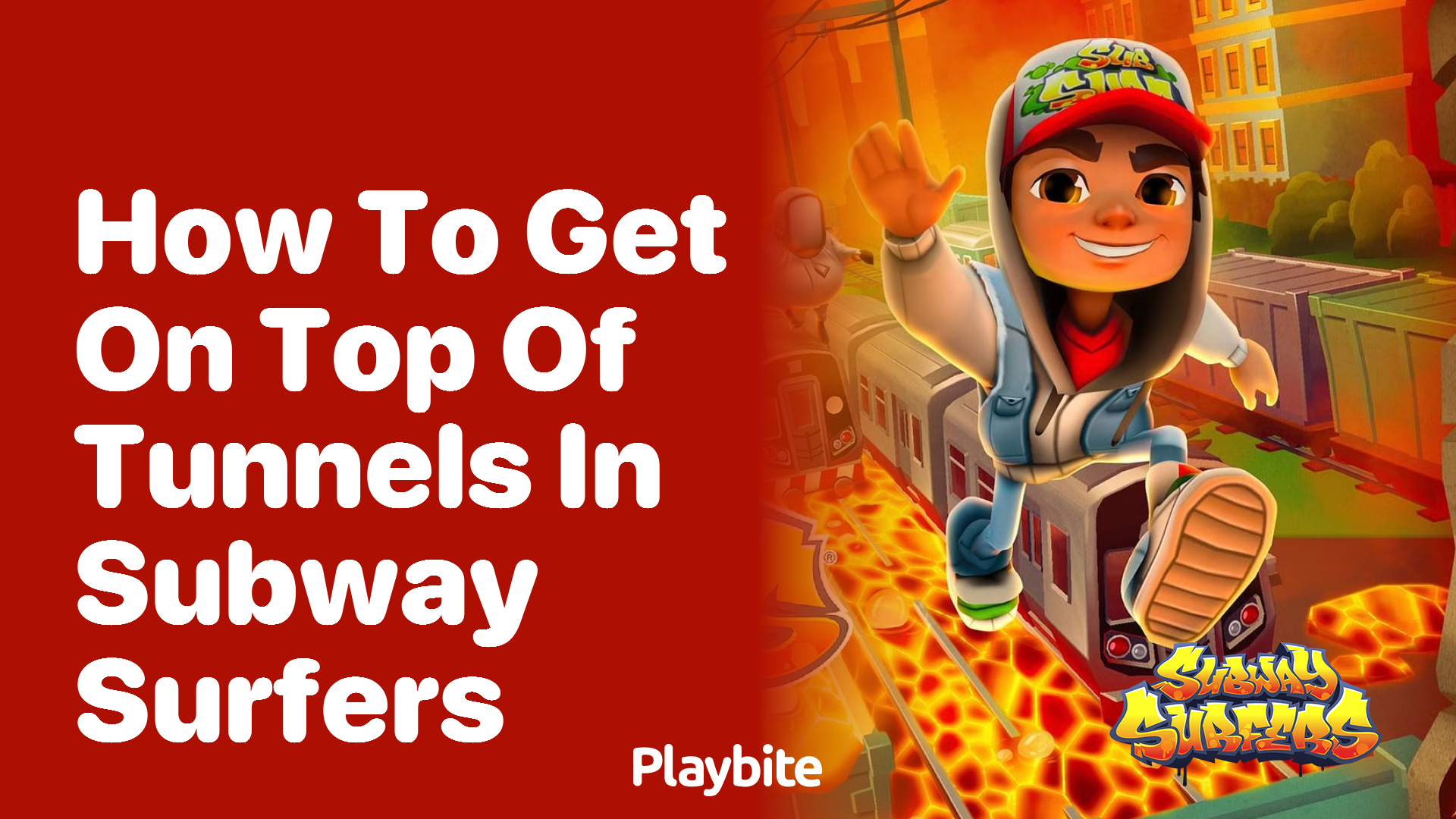 How to Get on Top of Tunnels in Subway Surfers