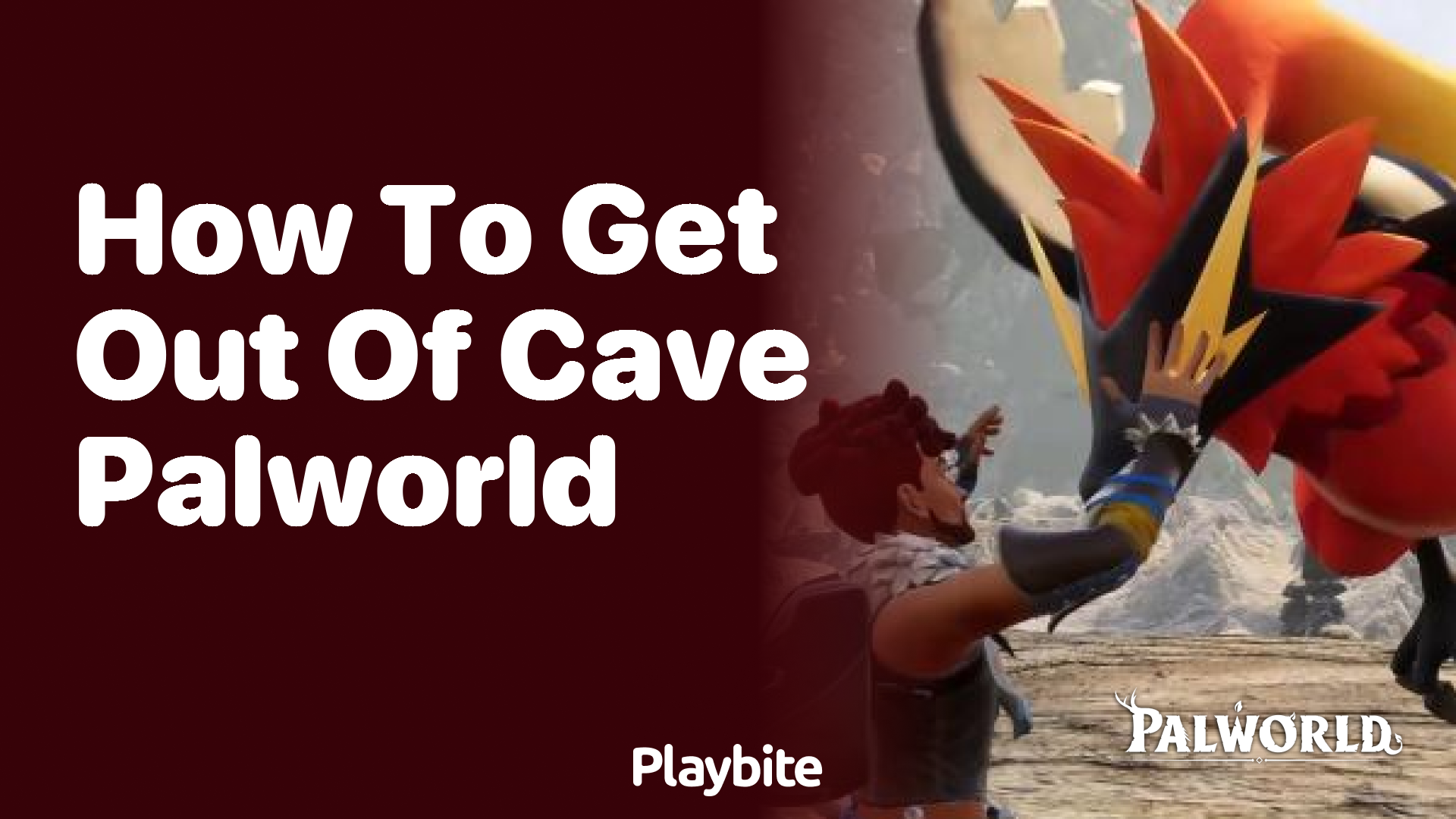 How to get out of a cave in Palworld?