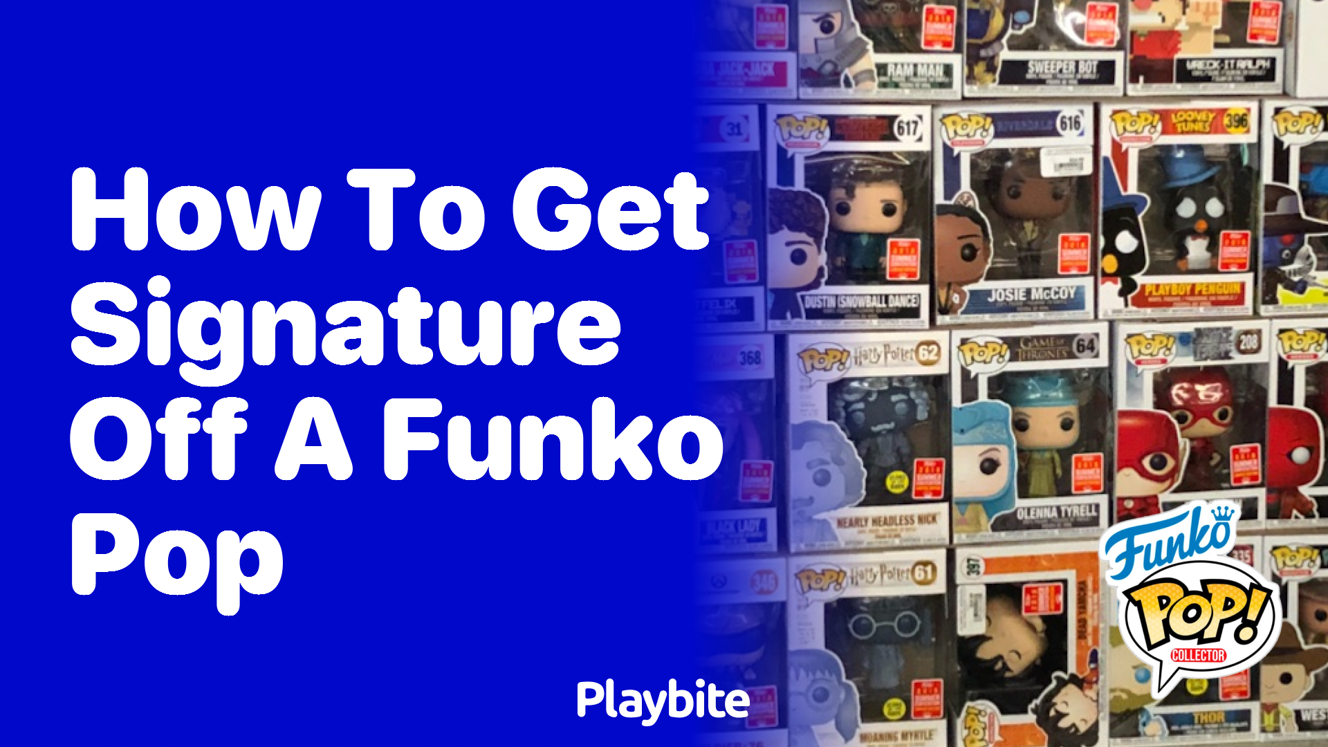 How to get a signature off a Funko Pop