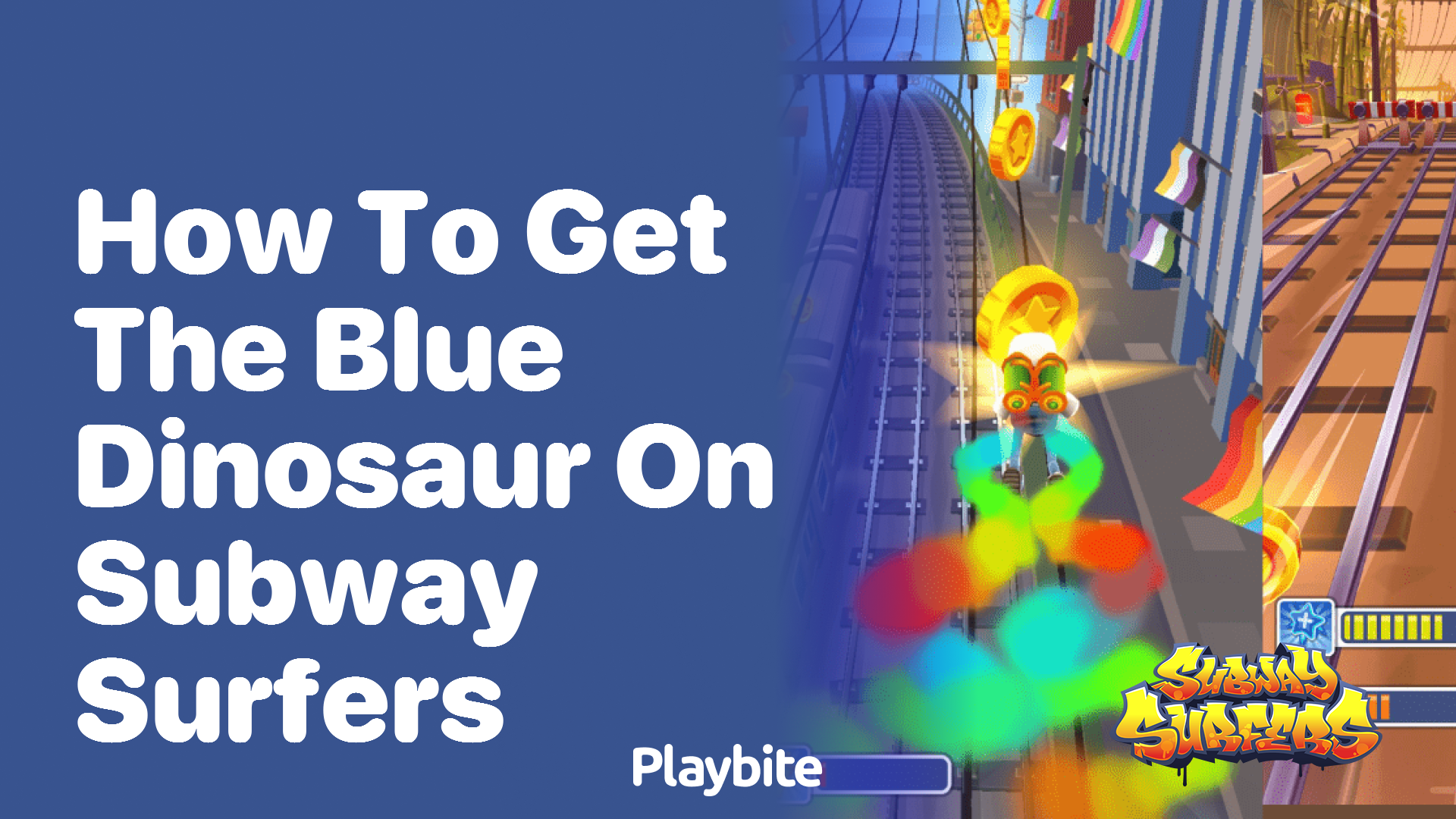 How to Get the Blue Dinosaur on Subway Surfers