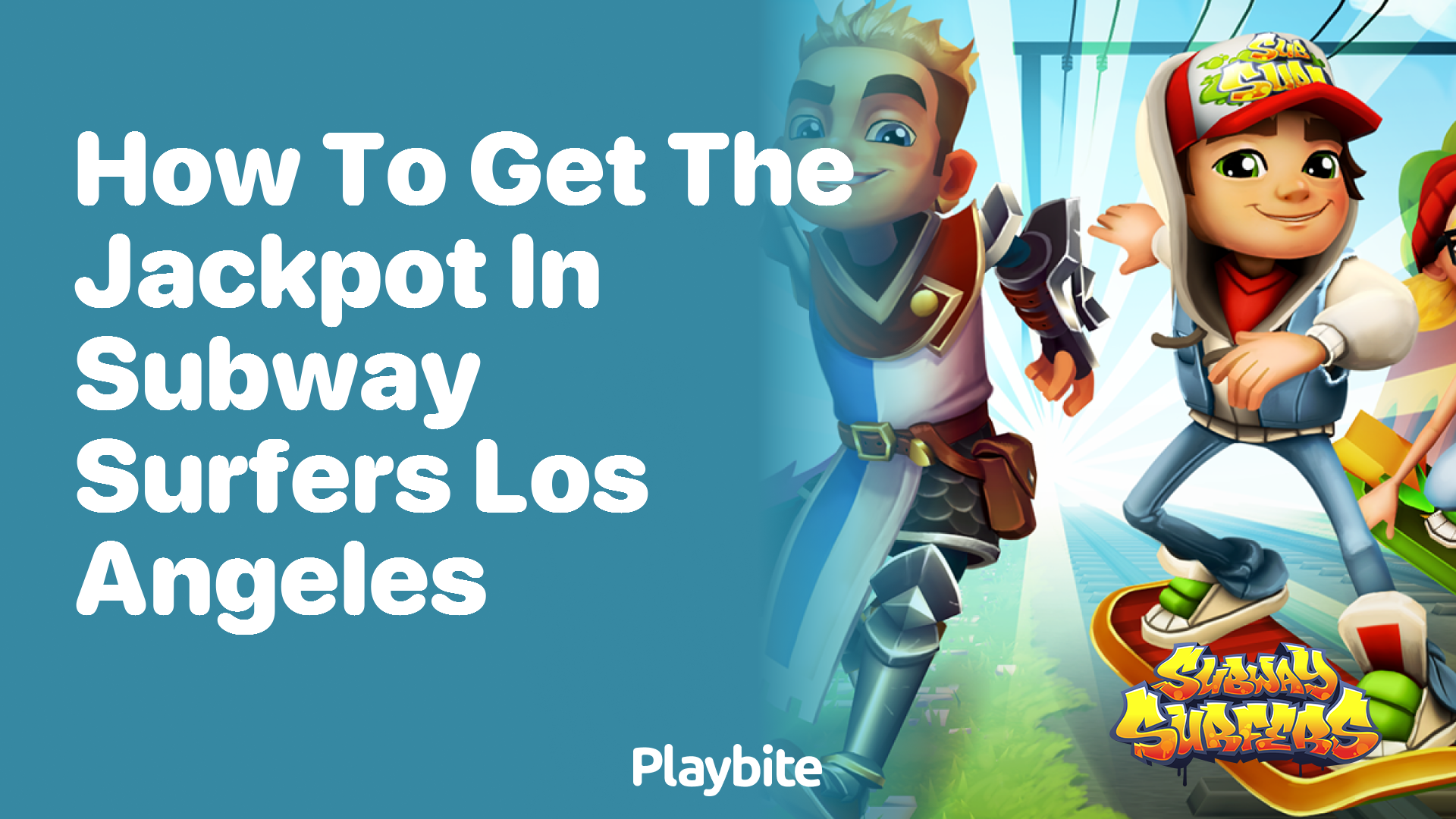 How to get the jackpot in Subway Surfers Los Angeles?