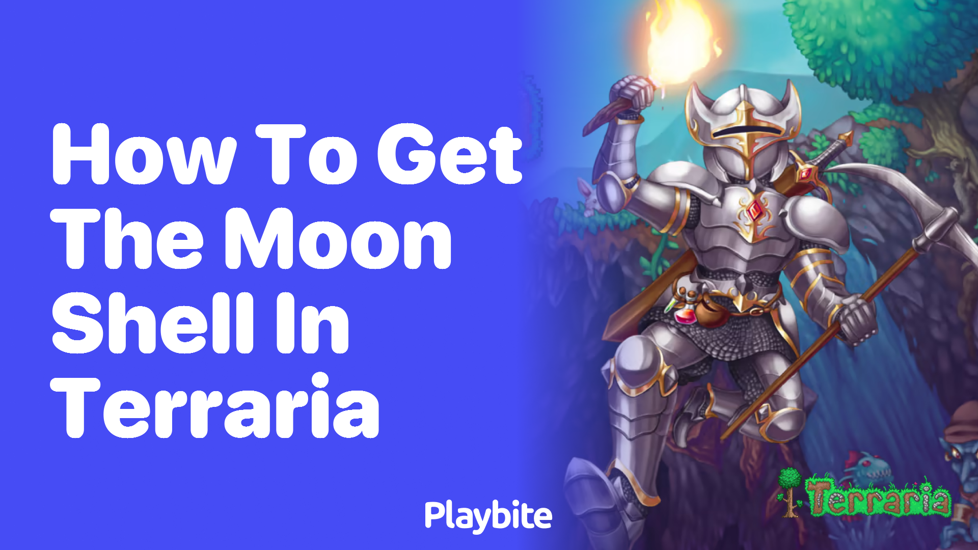 How to get the Moon Shell in Terraria