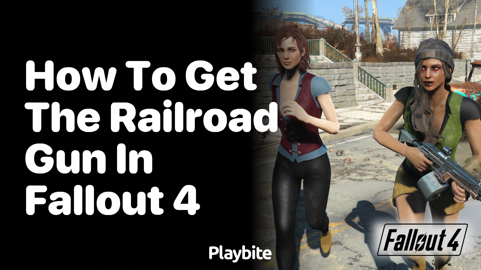 How to get the Railroad Gun in Fallout 4