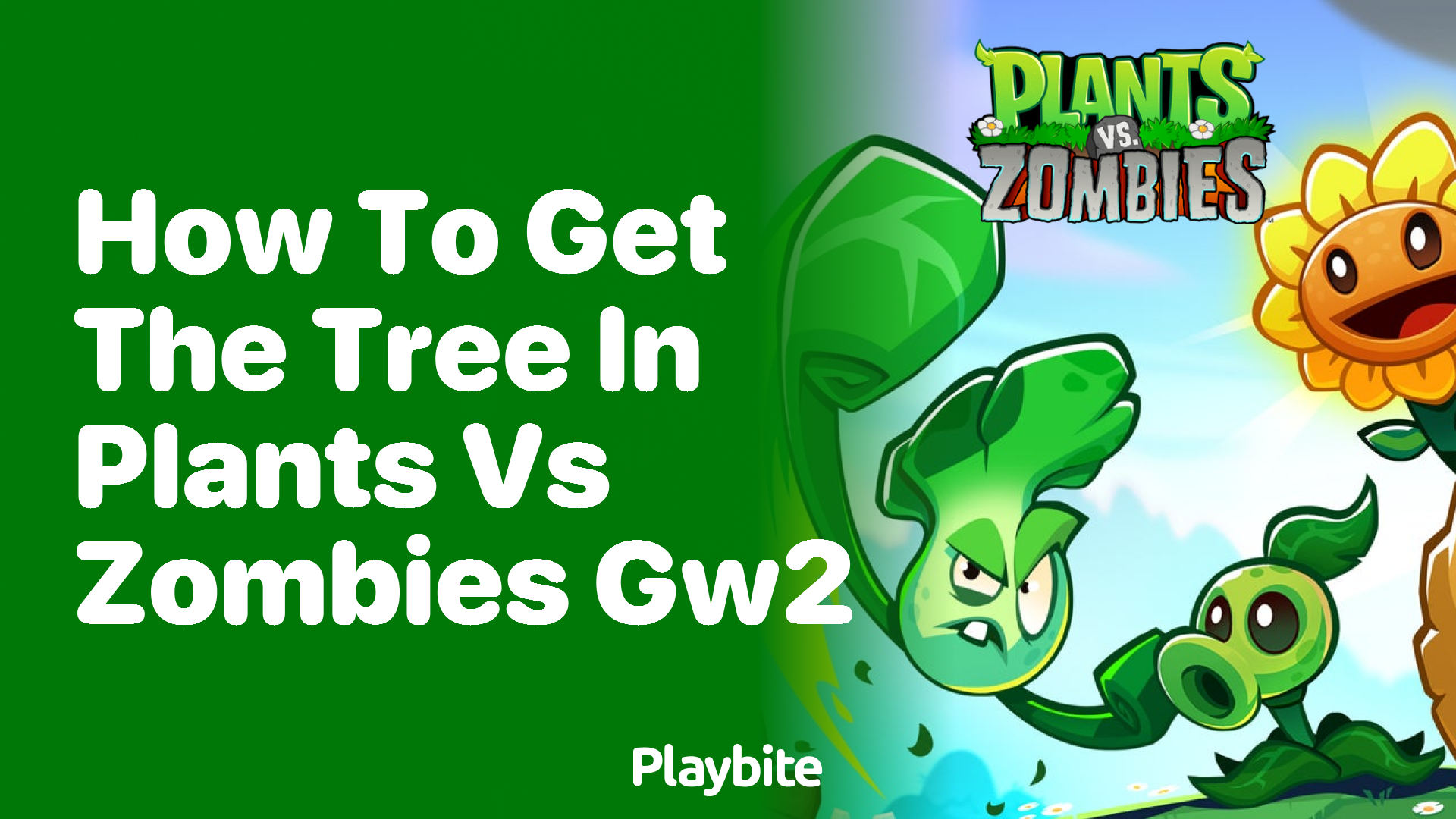 How to get the tree in Plants vs Zombies GW2