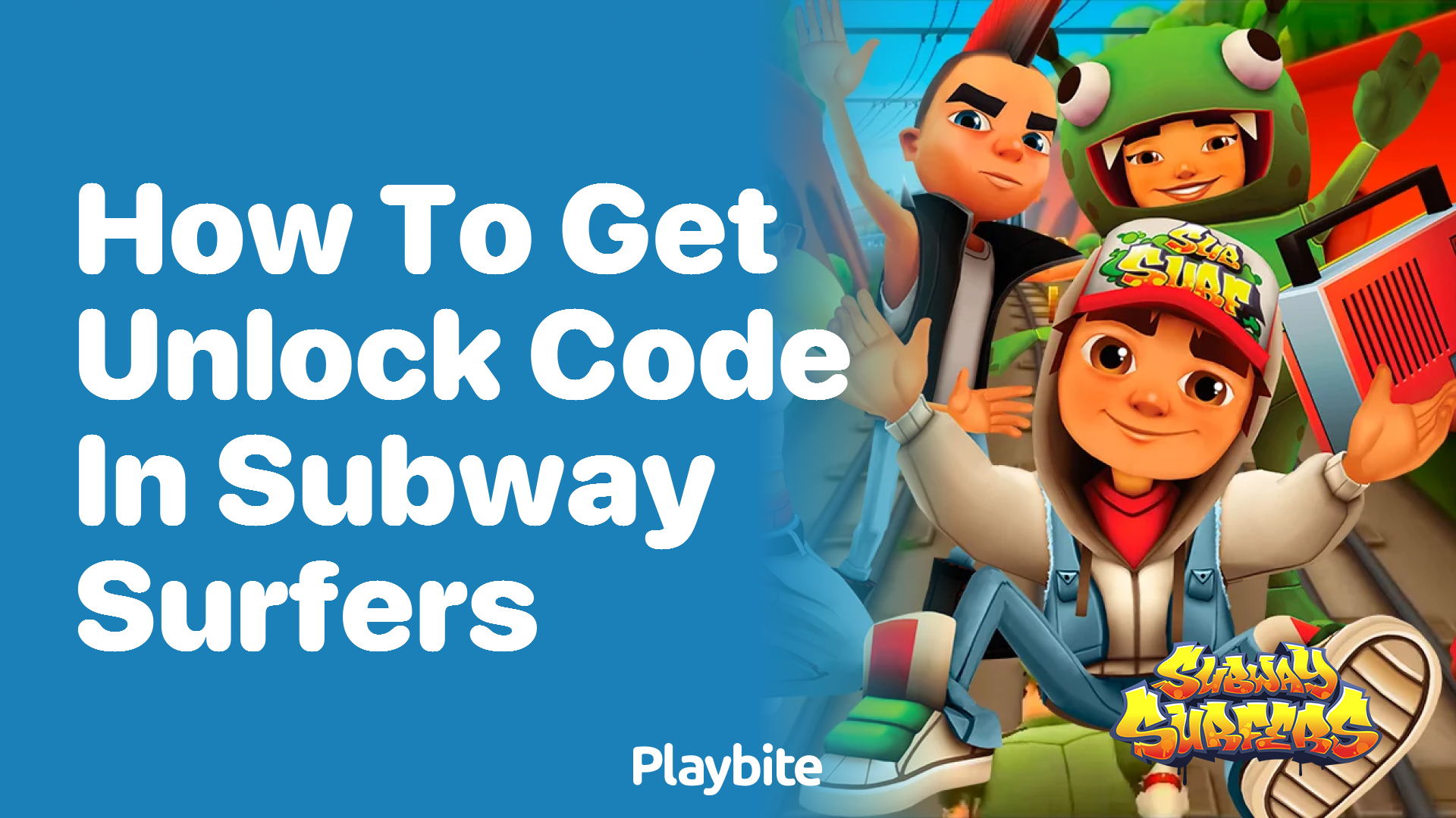 How to get an unlock code in Subway Surfers?