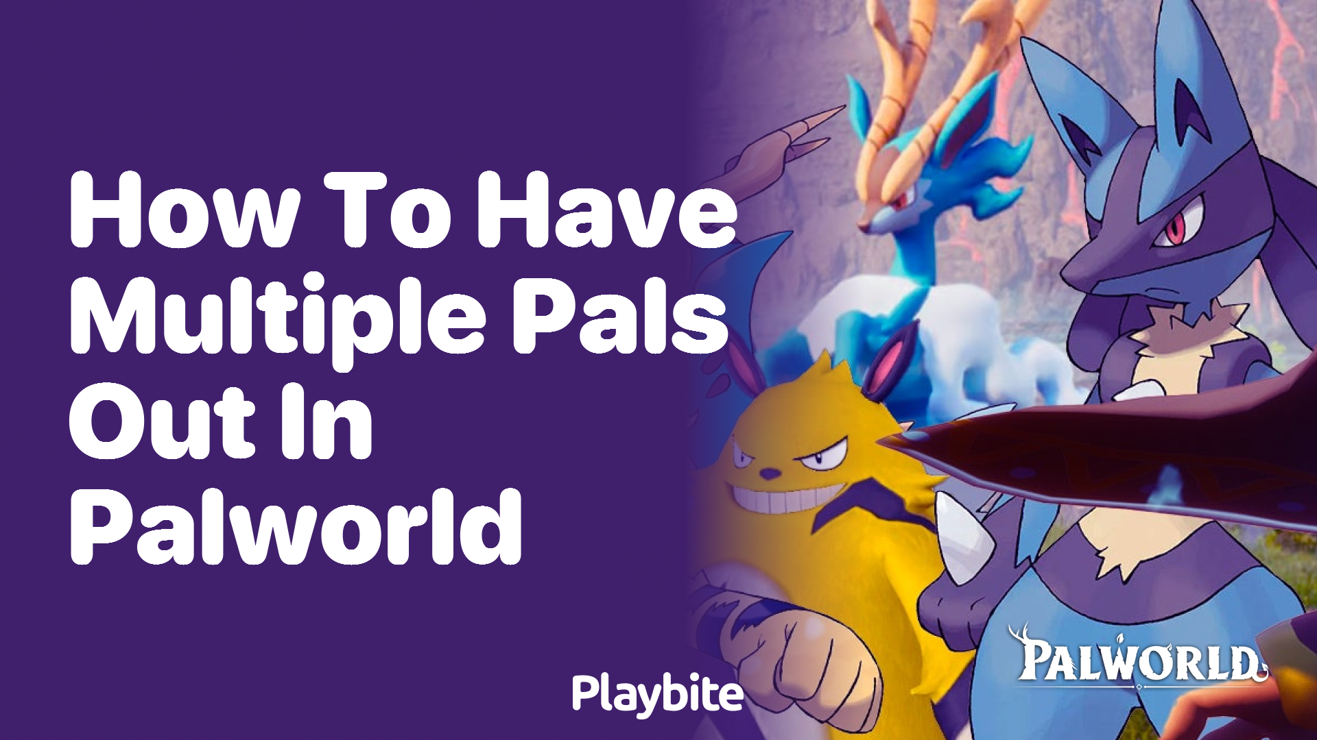 How to have multiple Pals out in PalWorld?