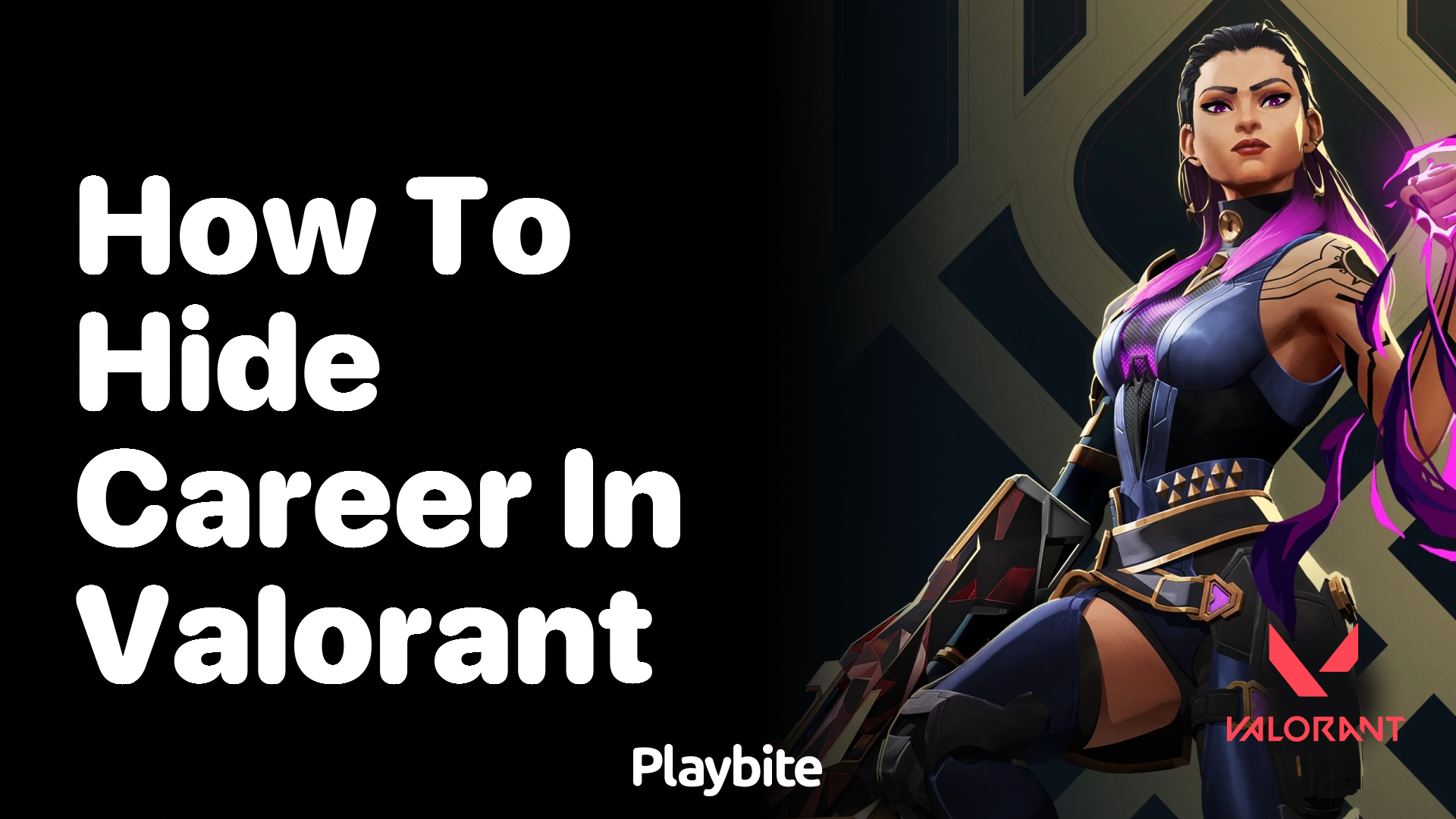 How to Hide Your Career in Valorant