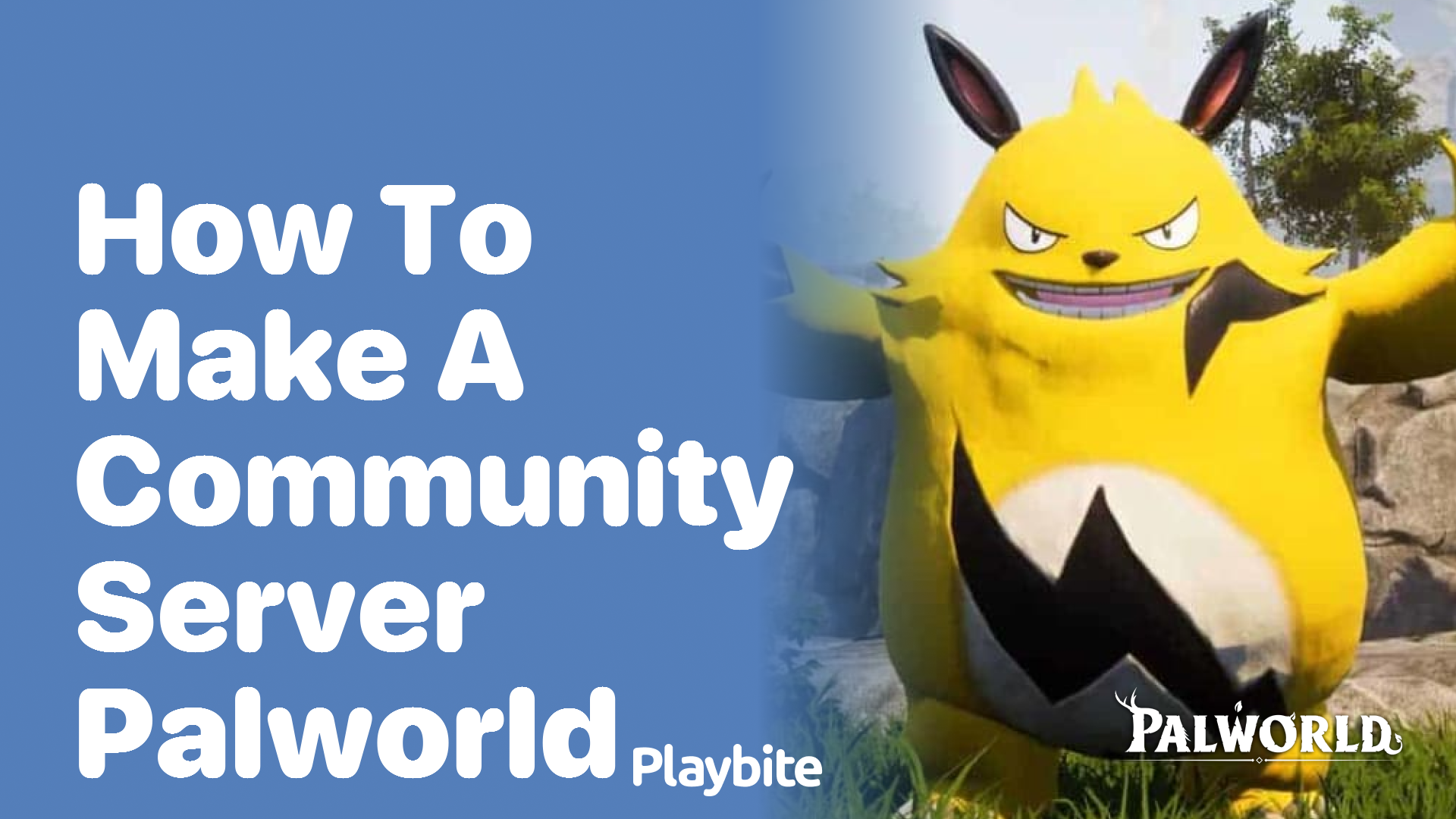 How to Make a Community Server in Palworld