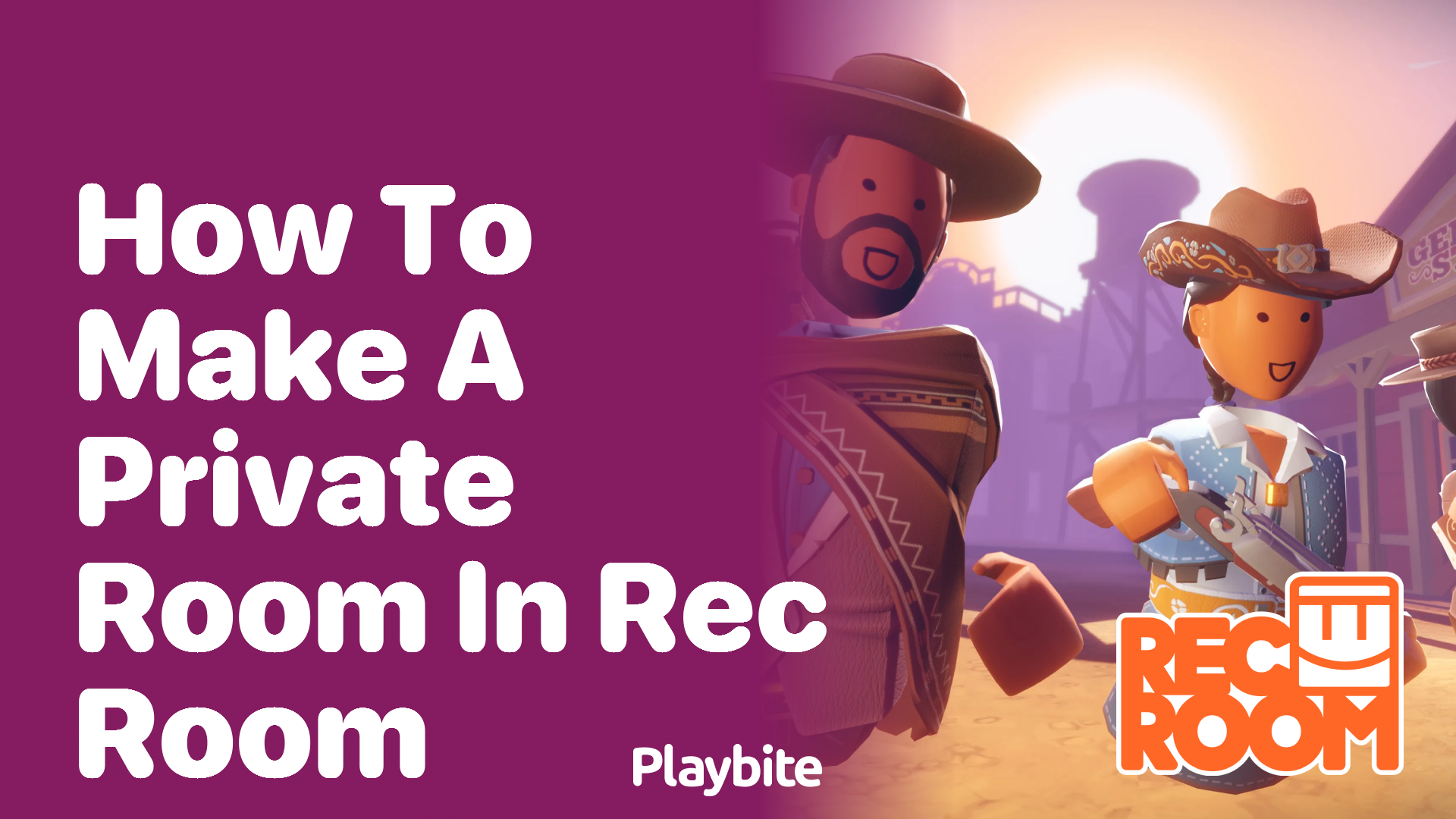 how to make a private room in Rec Room