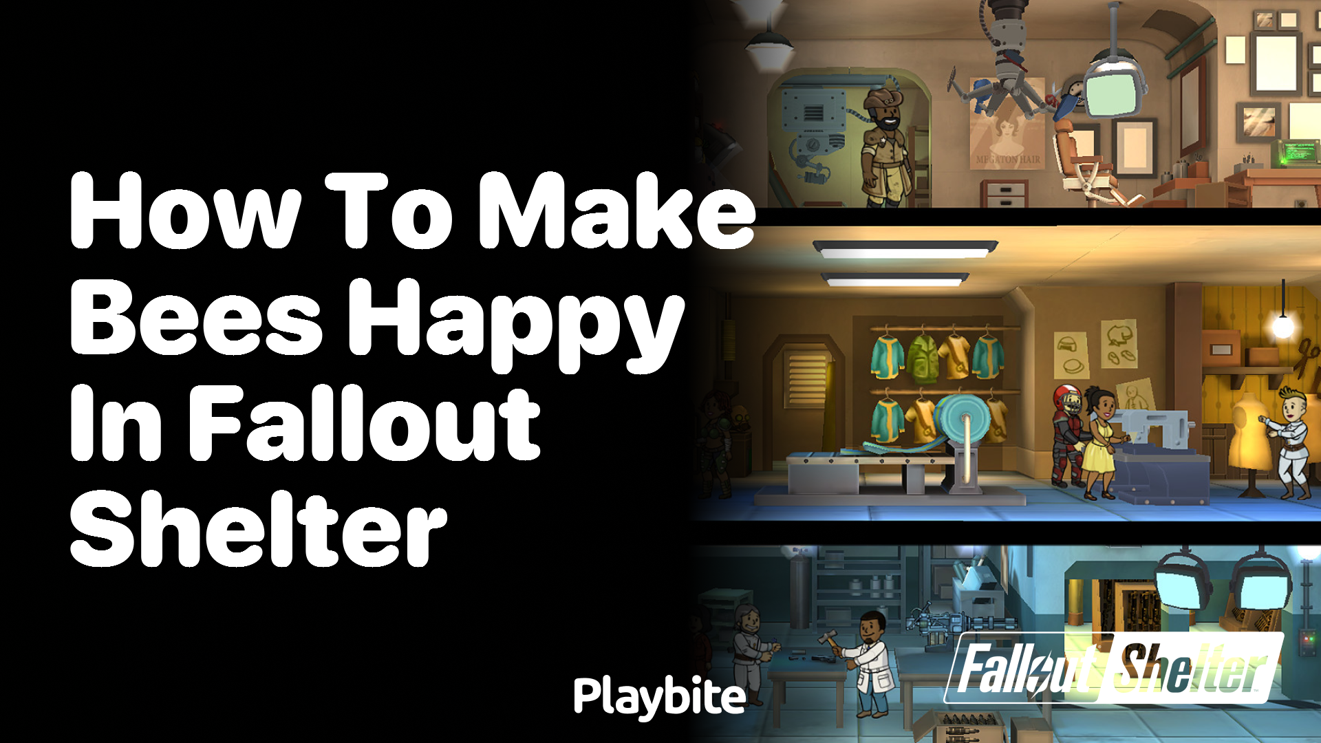 How to make bees happy in Fallout Shelter