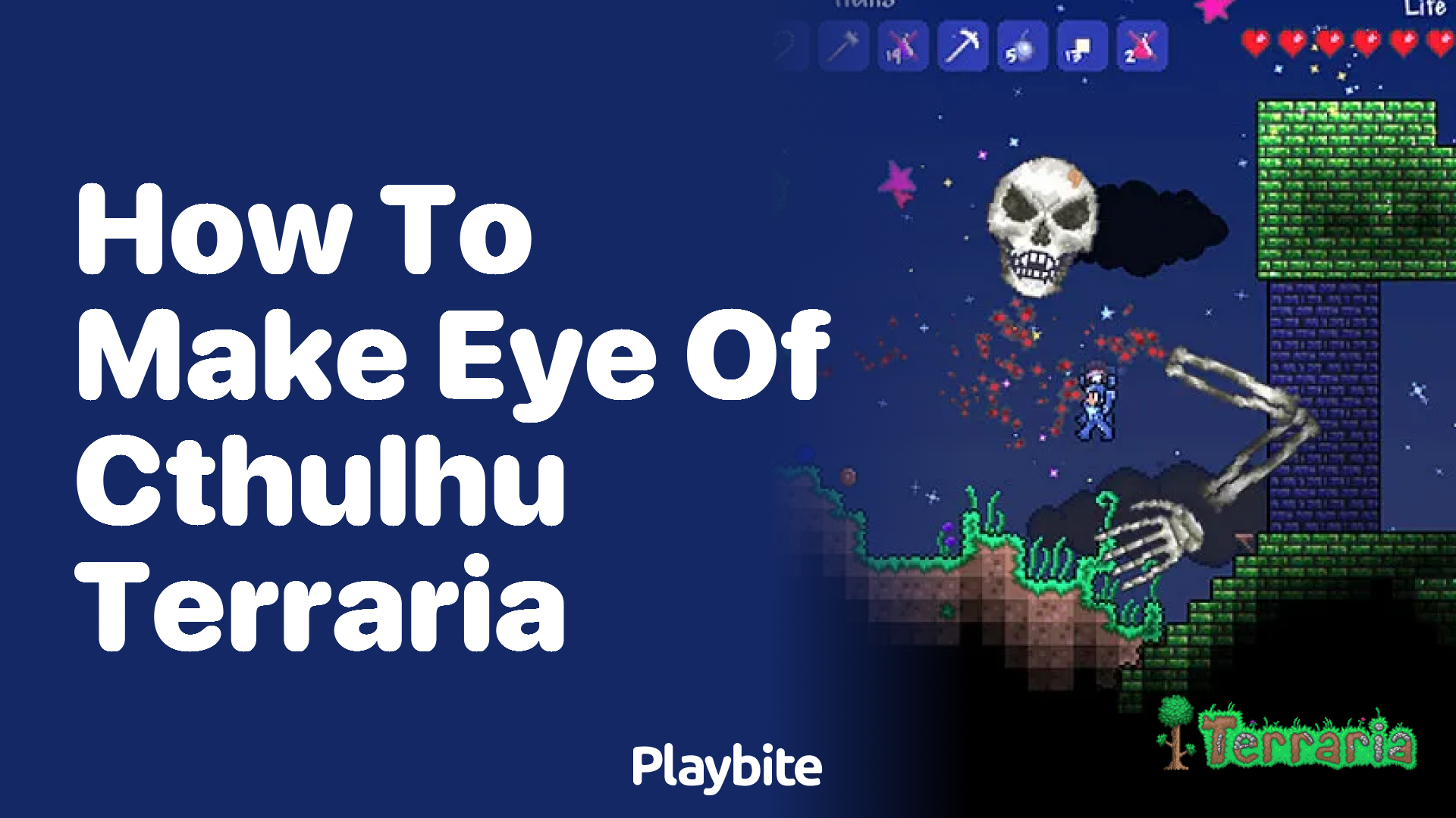 How to Make the Eye of Cthulhu in Terraria