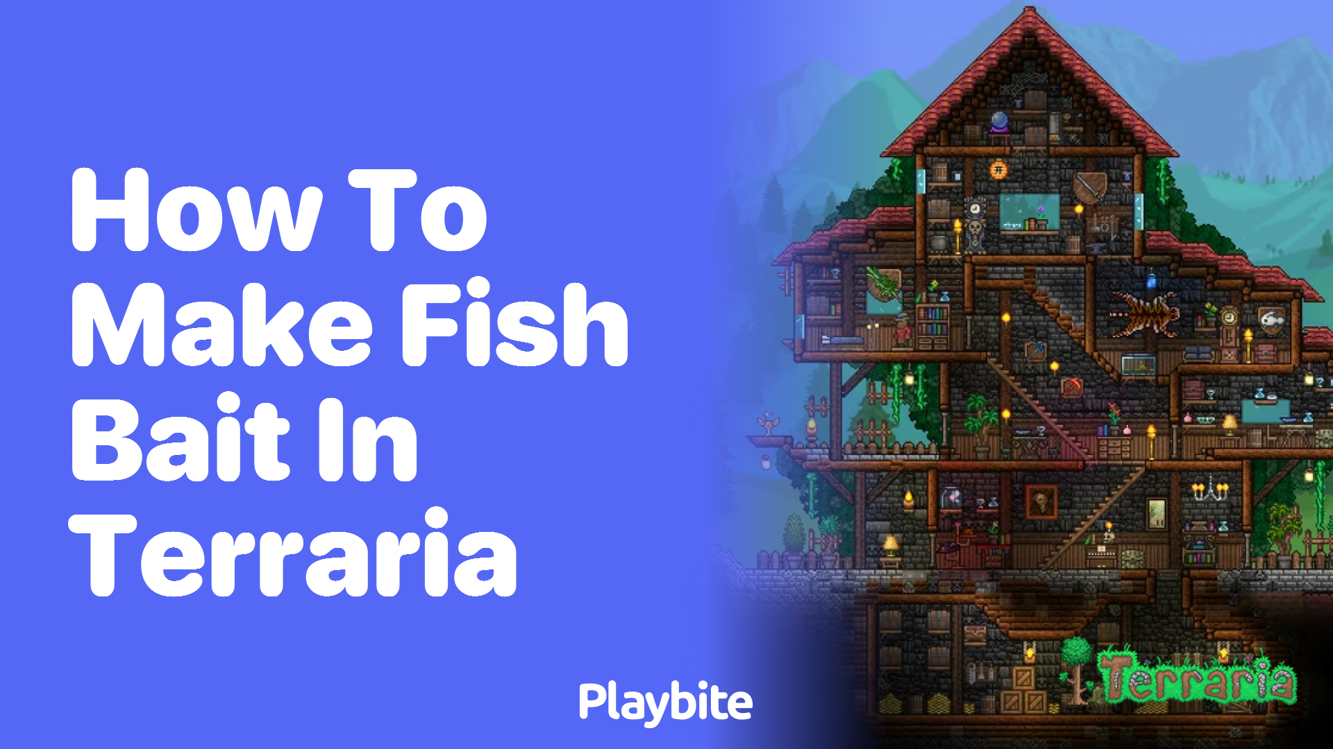 How to make fish bait in Terraria