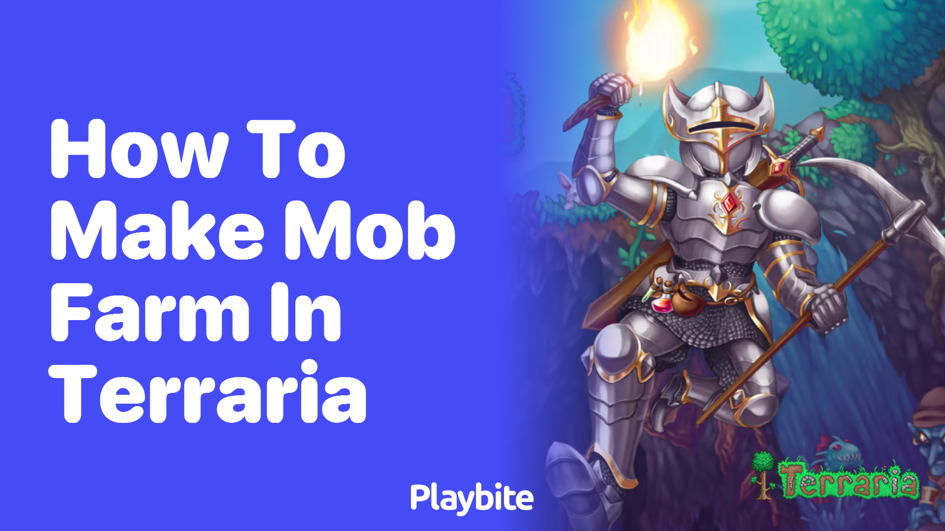 How to Make a Mob Farm in Terraria