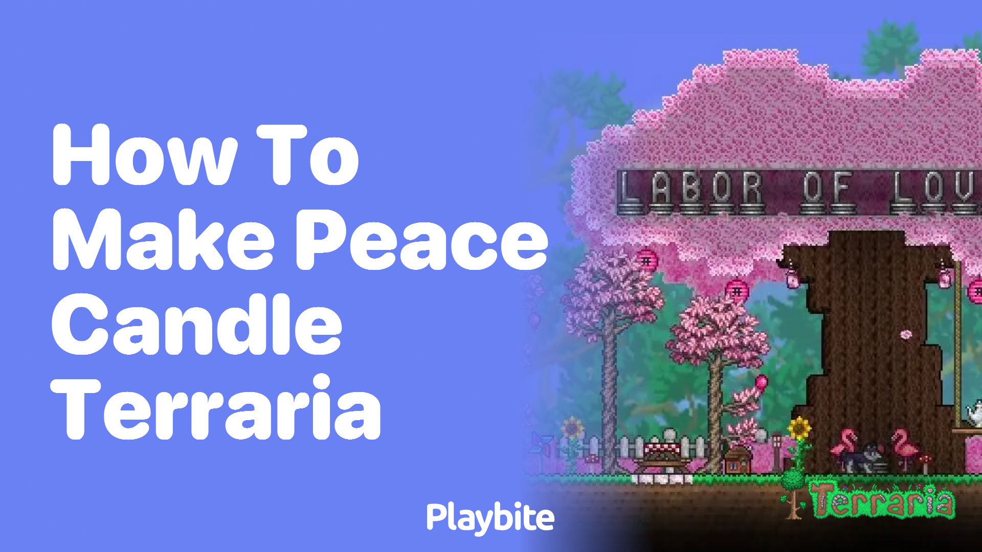 How to Make a Peace Candle in Terraria