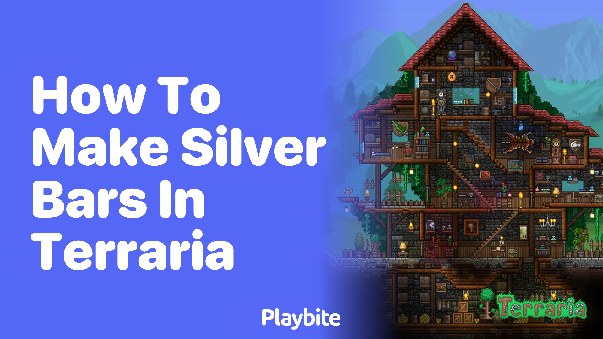 How to make silver bars in Terraria