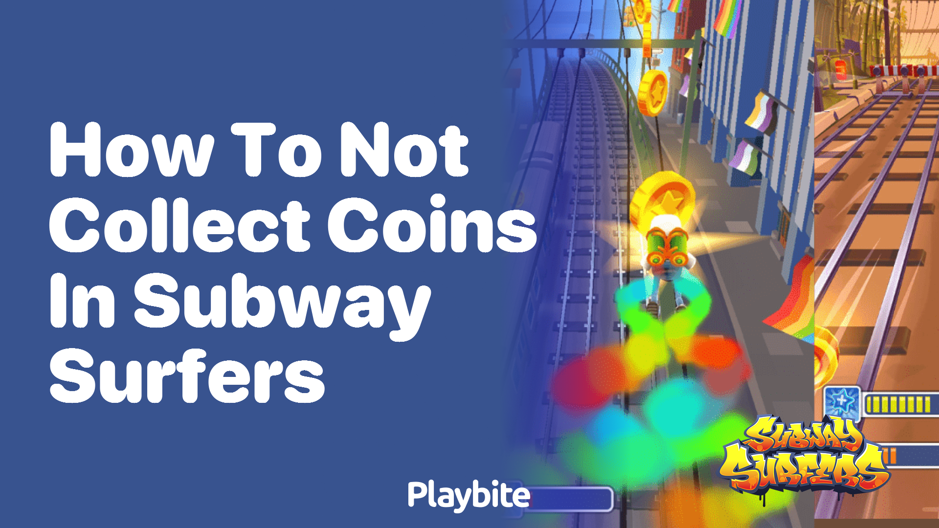 How to avoid collecting coins in Subway Surfers